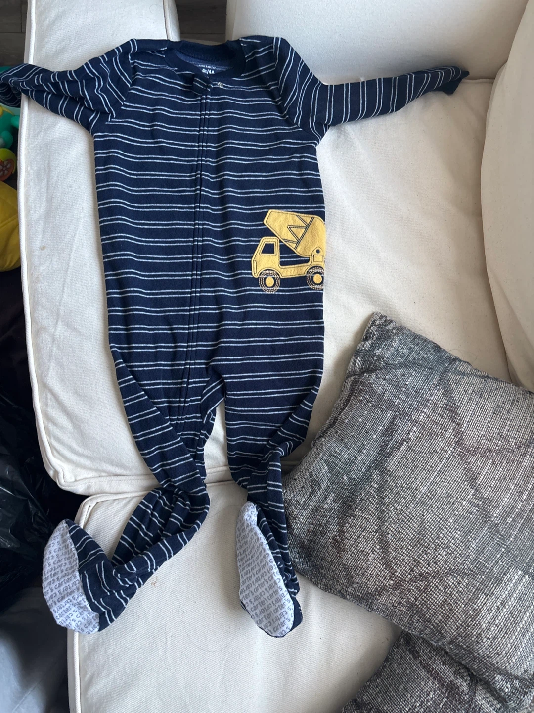 Carter's 4T Footed Pajamas - 2 Pairs - photo 2