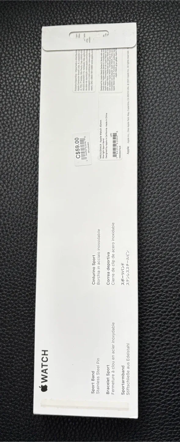 New Apple Watch 45mm Starlight Sport Band image indicator(2)