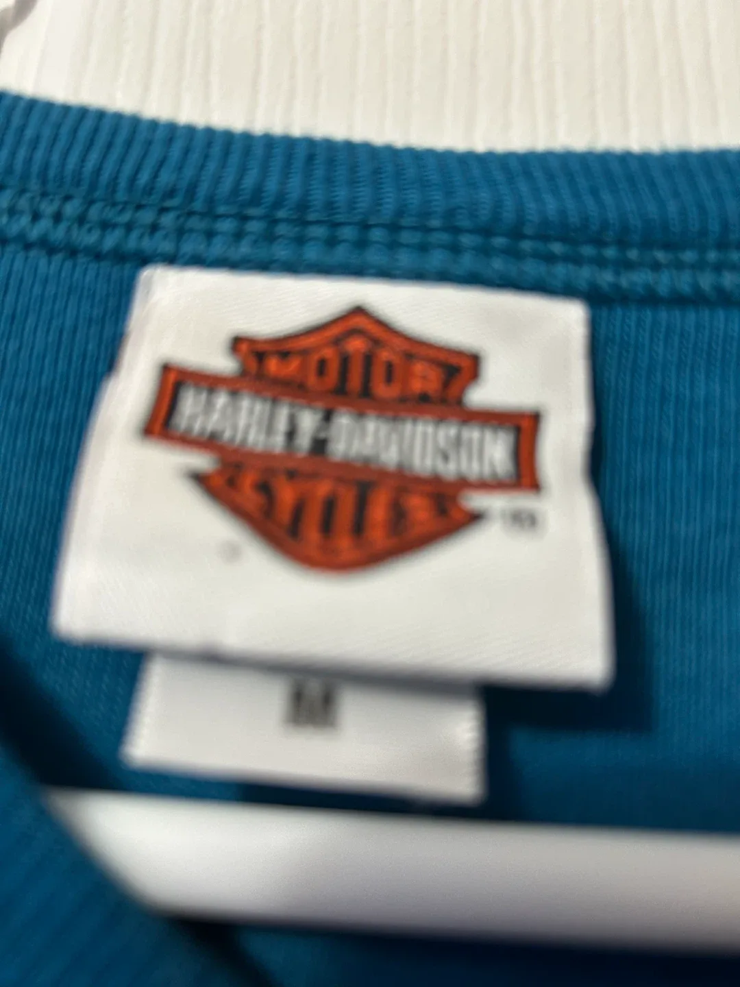 Harley-Davidson Teal Long Sleeve - Size M