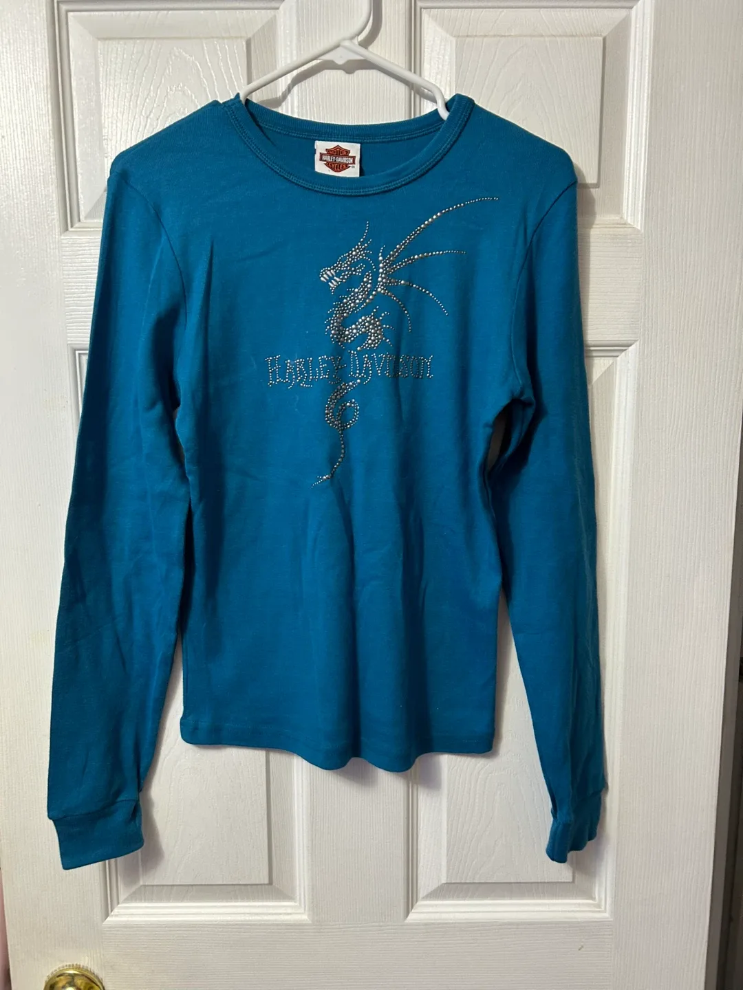 Harley-Davidson Teal Long Sleeve - Size M image indicator(2)