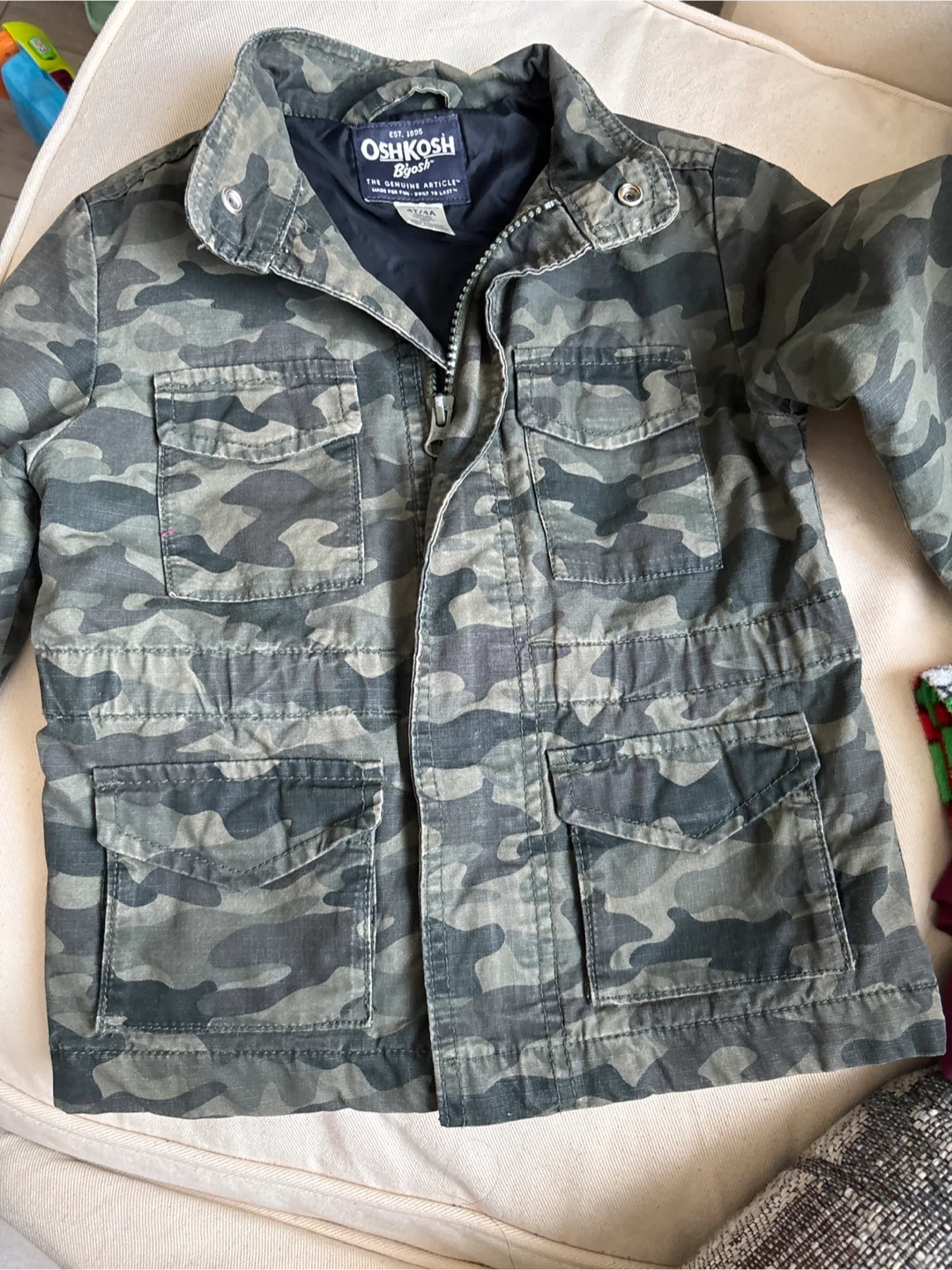 OshKosh B'Gosh Camo Jacket - Size 4T