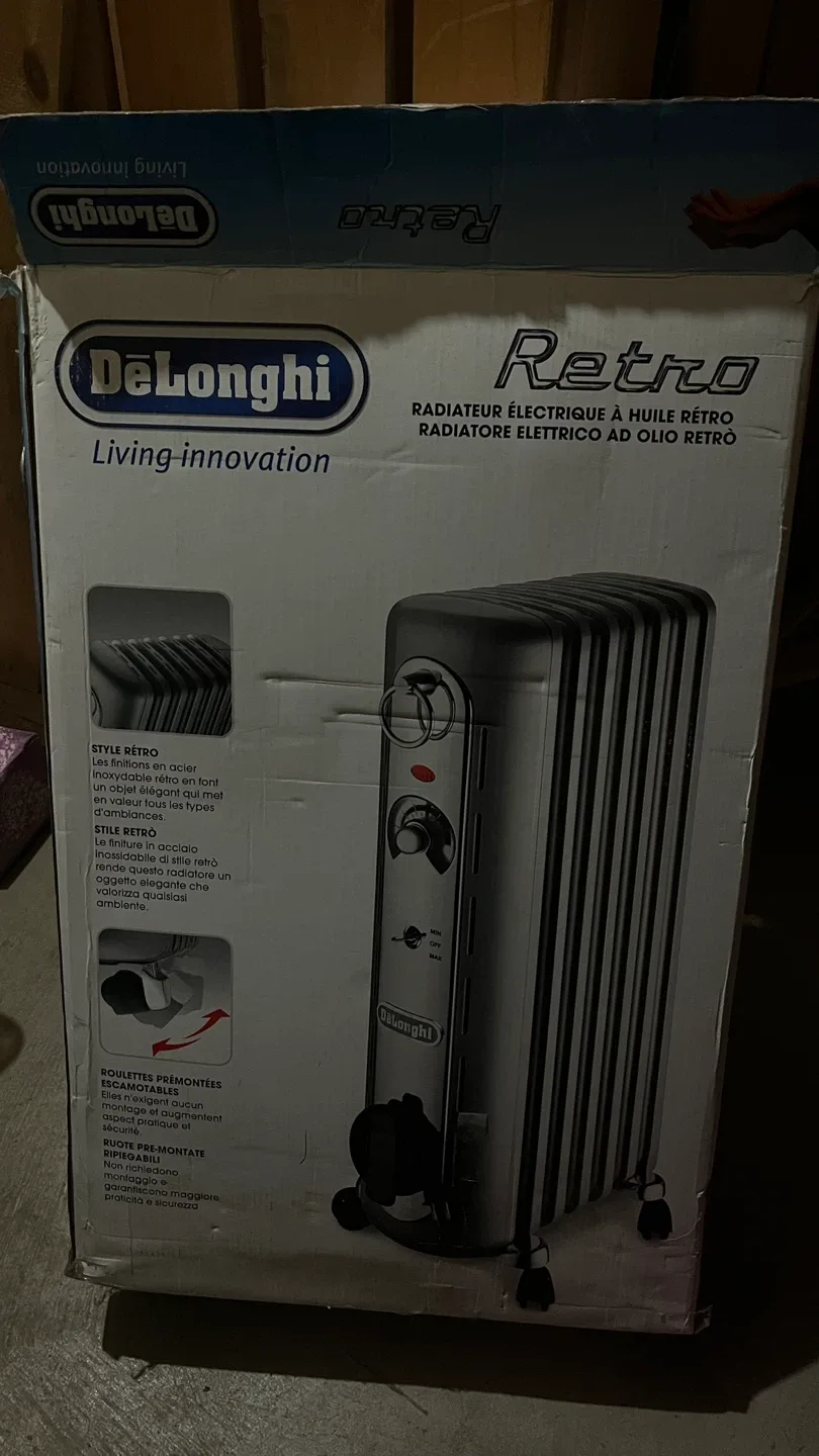 DeLonghi Retro Radiateur Électrique