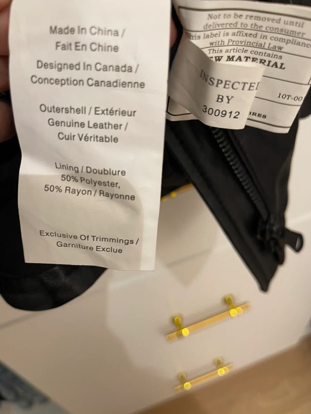 Danier XS Leather Jacket with Fur Hood image indicator(7)