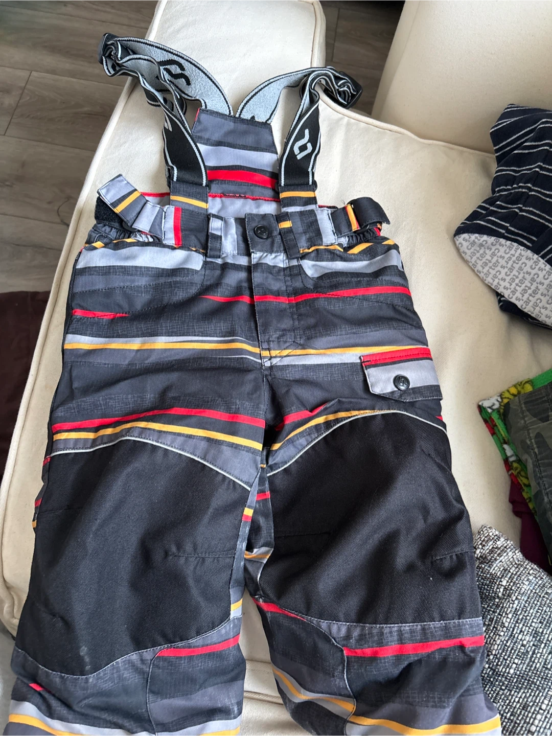 Carter's Striped Snow Pants with Suspenders