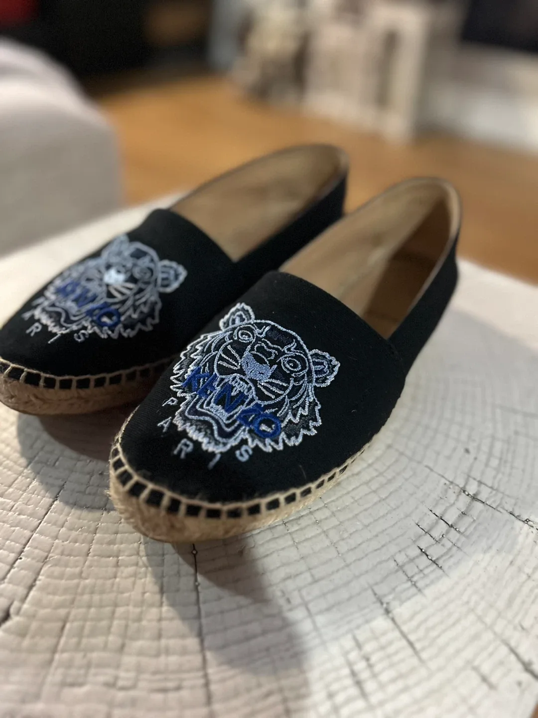 KENZO Black/Dark Blue Classic Tiger EspadrillesSize: 37 image indicator(4)