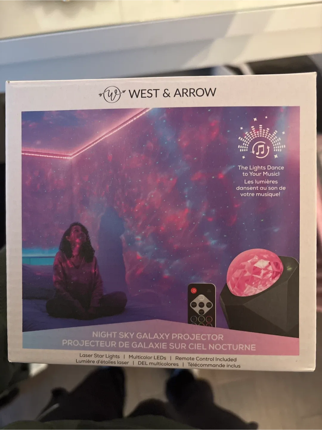 West & Arrow Night Sky Galaxy Projector