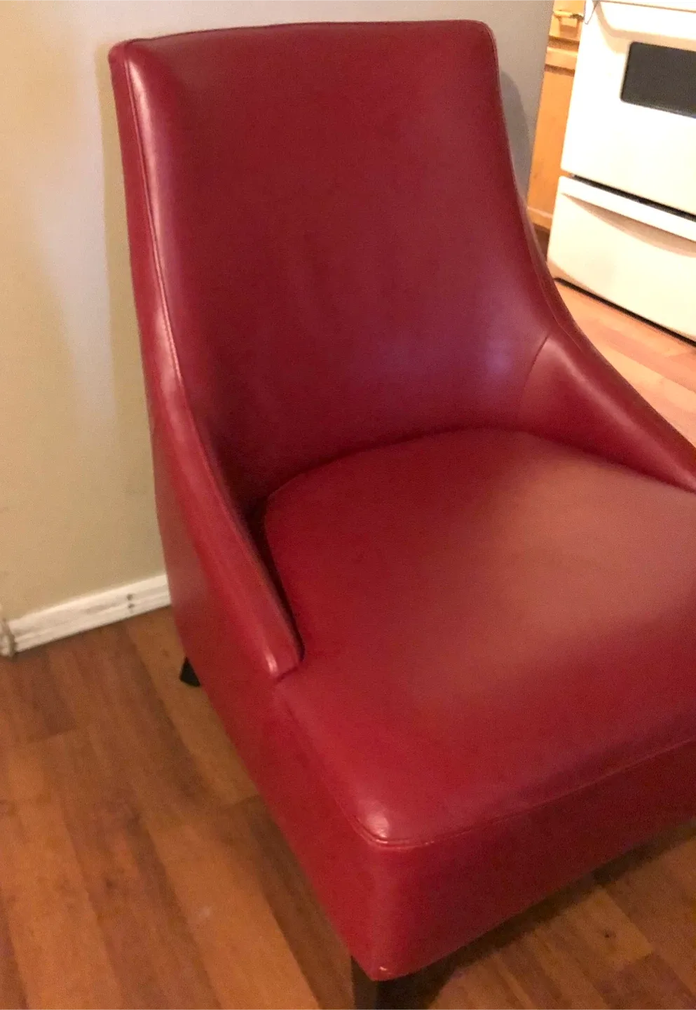 Bright red Accent Chair