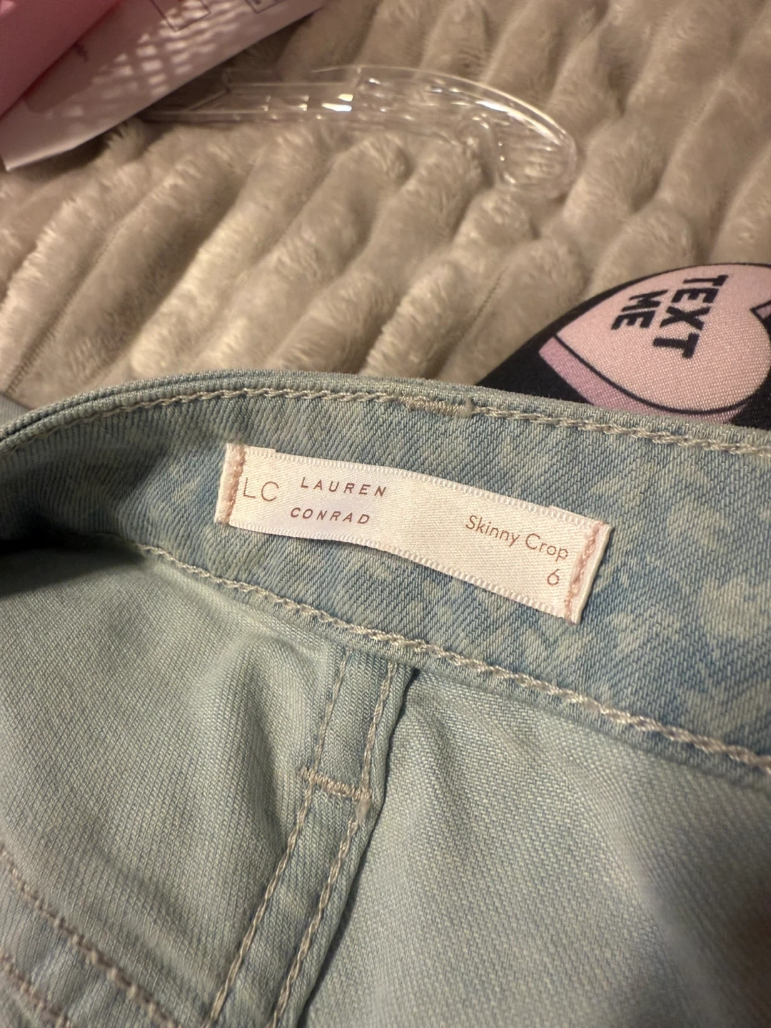 LC Lauren Conrad Skinny Crop Jeans - Size 6