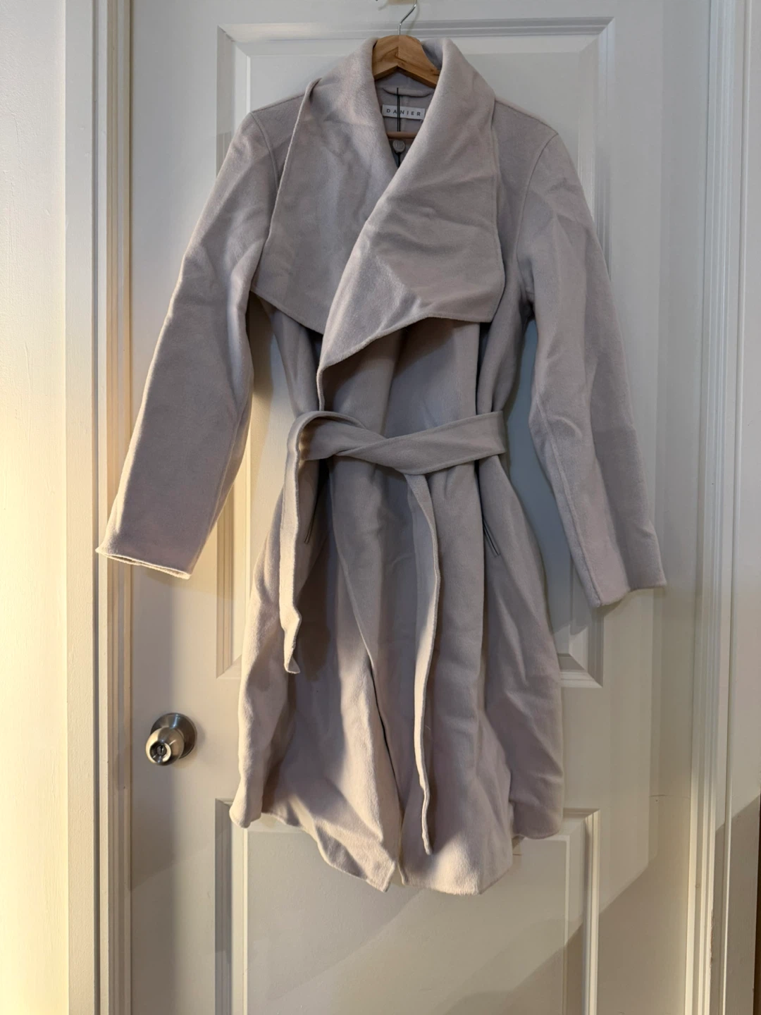New Danier Samantha Stone Coat - Size M