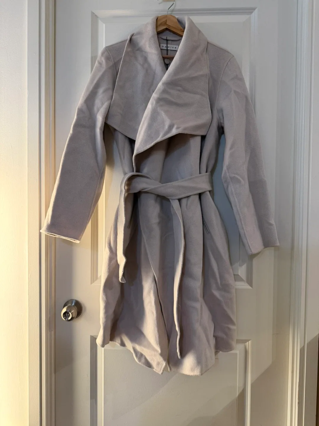 New Danier Samantha Stone Coat - Size M