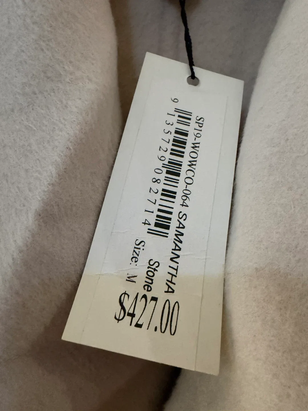 New Danier Samantha Stone Coat - Size M image indicator(5)