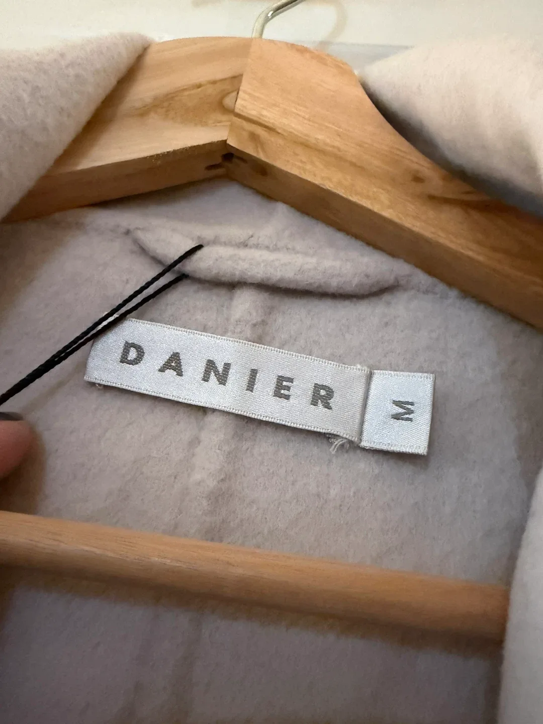 New Danier Samantha Stone Coat - Size M image indicator(2)