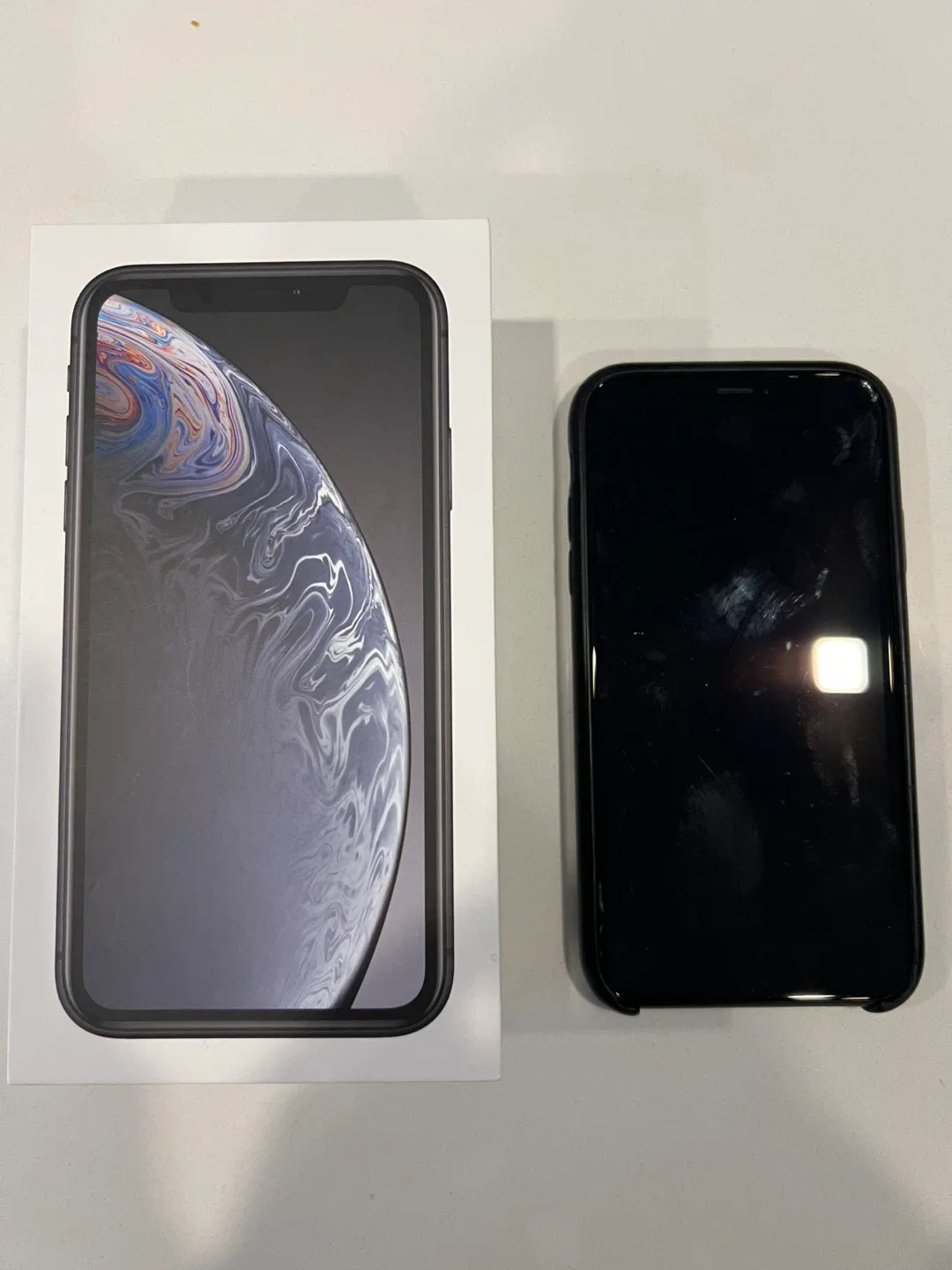 iPhone XR Black 128GB with Case & Box