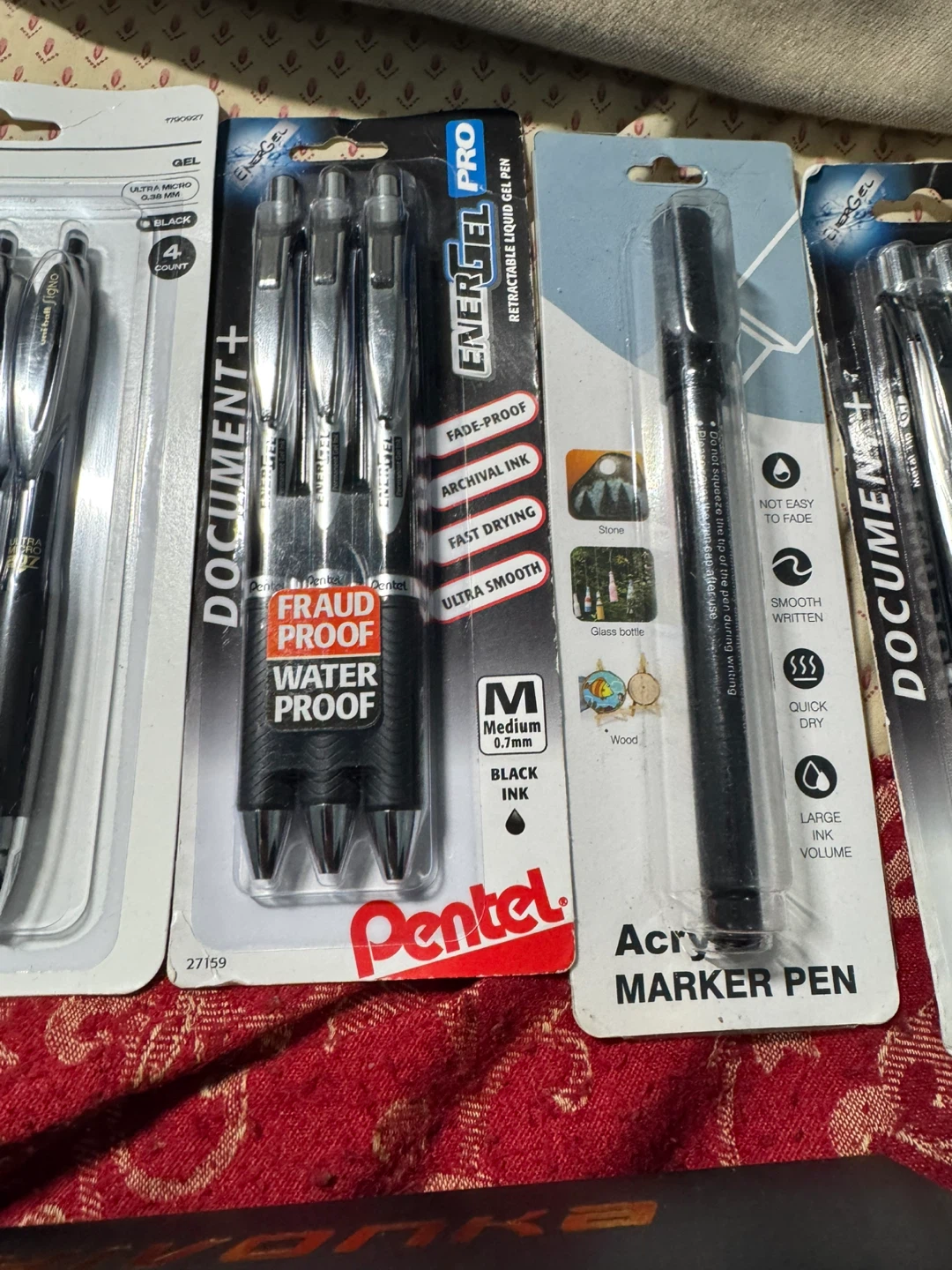 Variety of Pens: Uni-ball, Pentel, Acrylic Marker Pen - photo 3