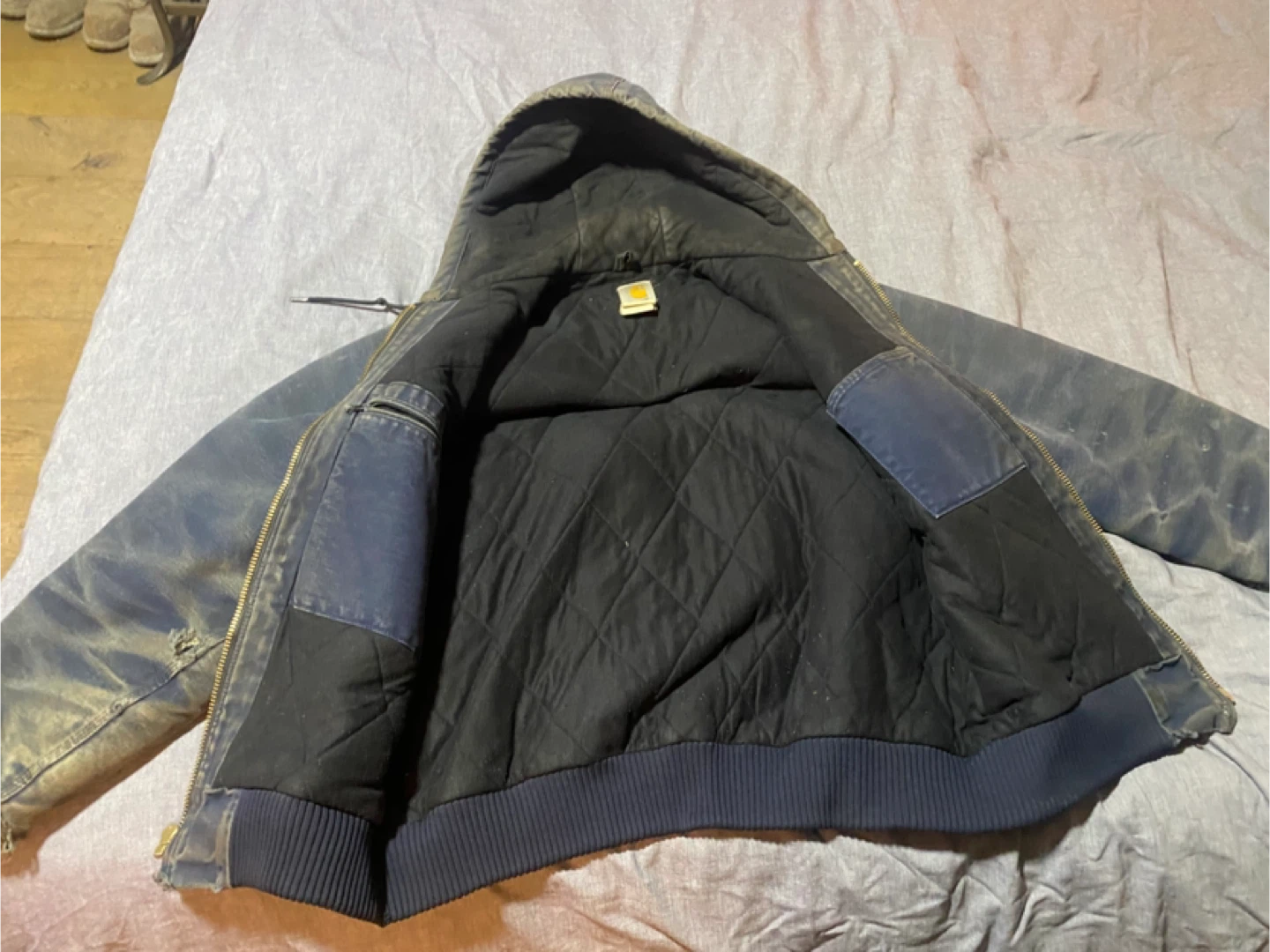 Carhartt Hooded Jacket - Blue - photo 2