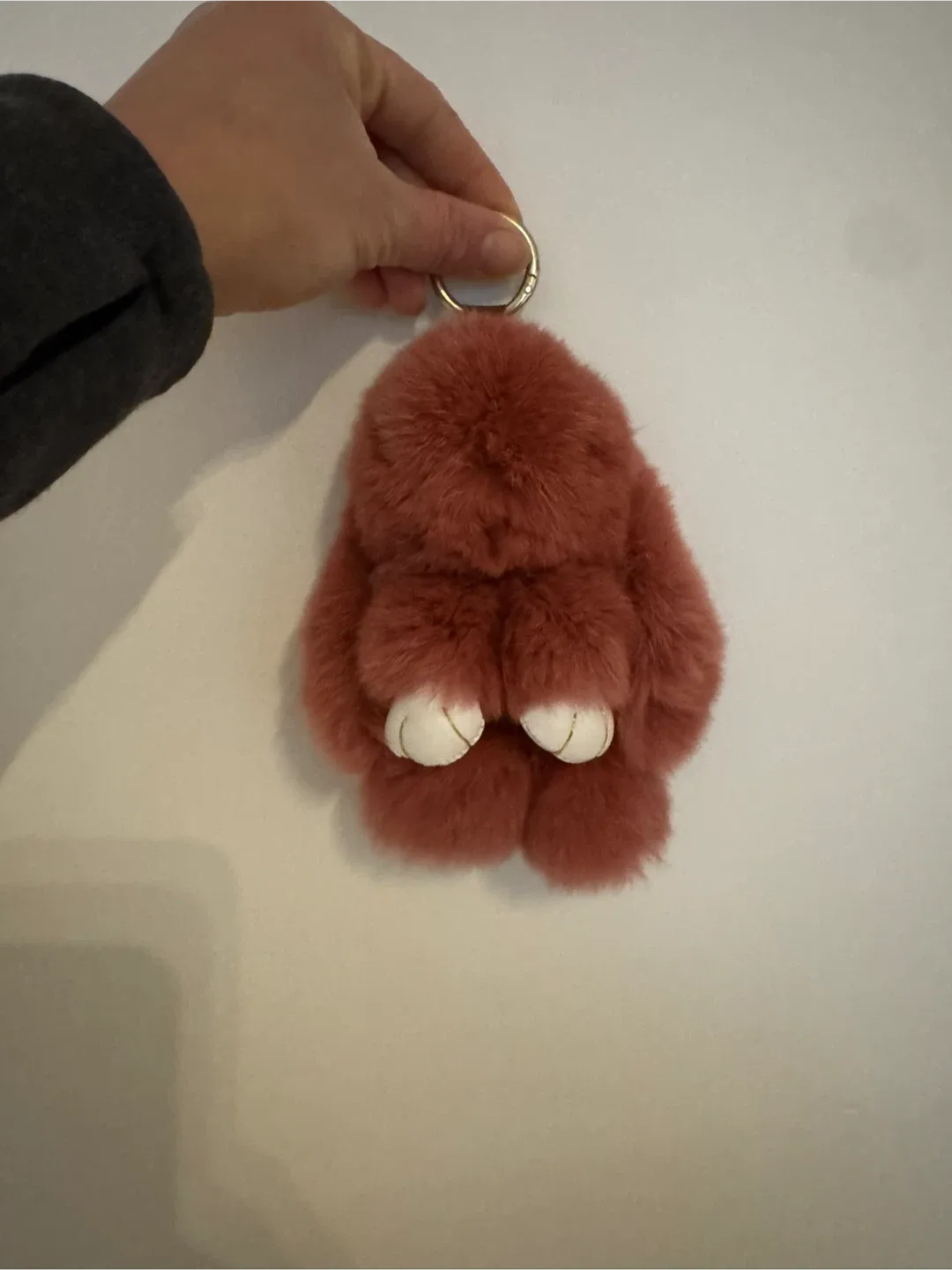 Faux fur Bunny Keychain BRAND NEW