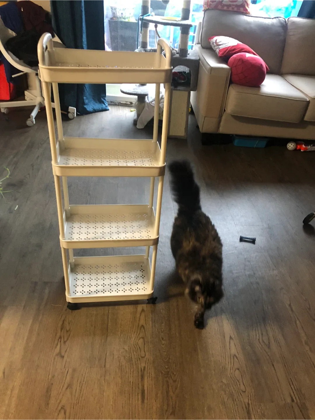 Rolling Cart - Beige