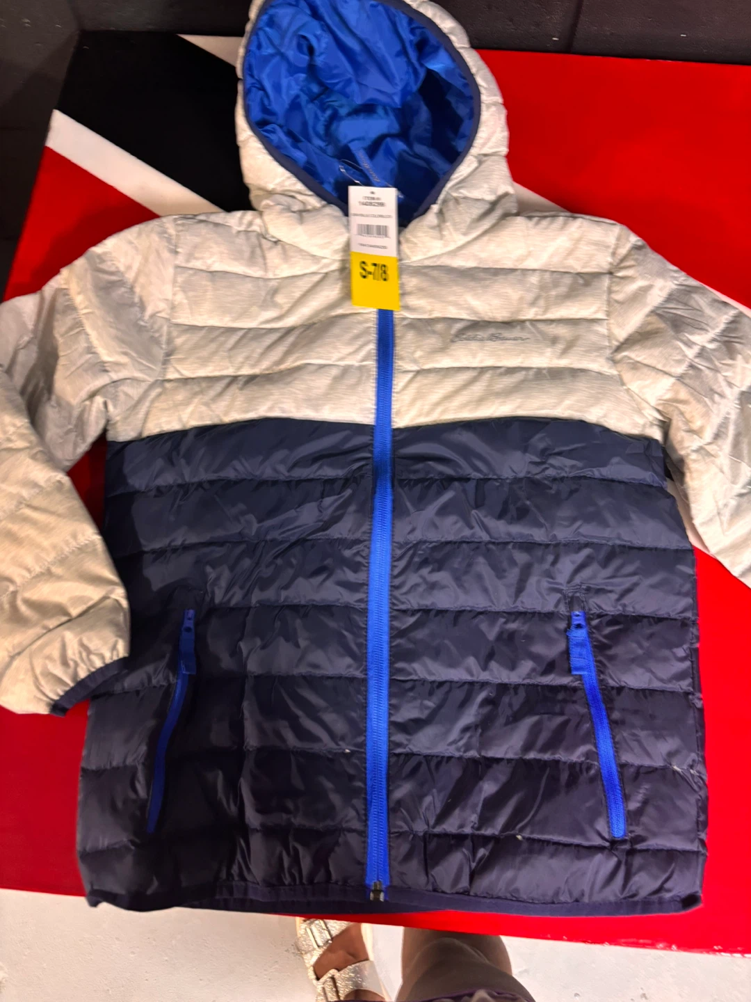 Eddie Bauer Kids Reversible Down Jacket S-7/8