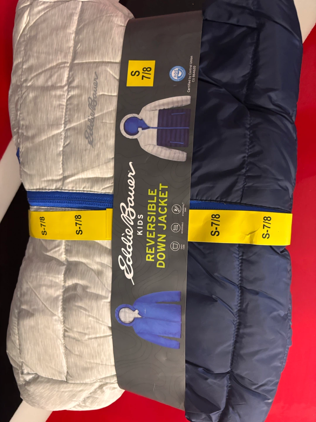 Eddie Bauer Kids Reversible Down Jacket S-7/8 - photo 2