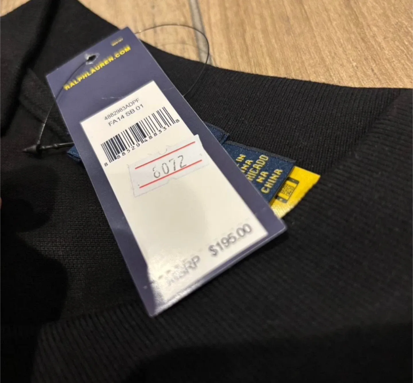 Polo Ralph Lauren New York Black Crest Polo Shirt image indicator(5)