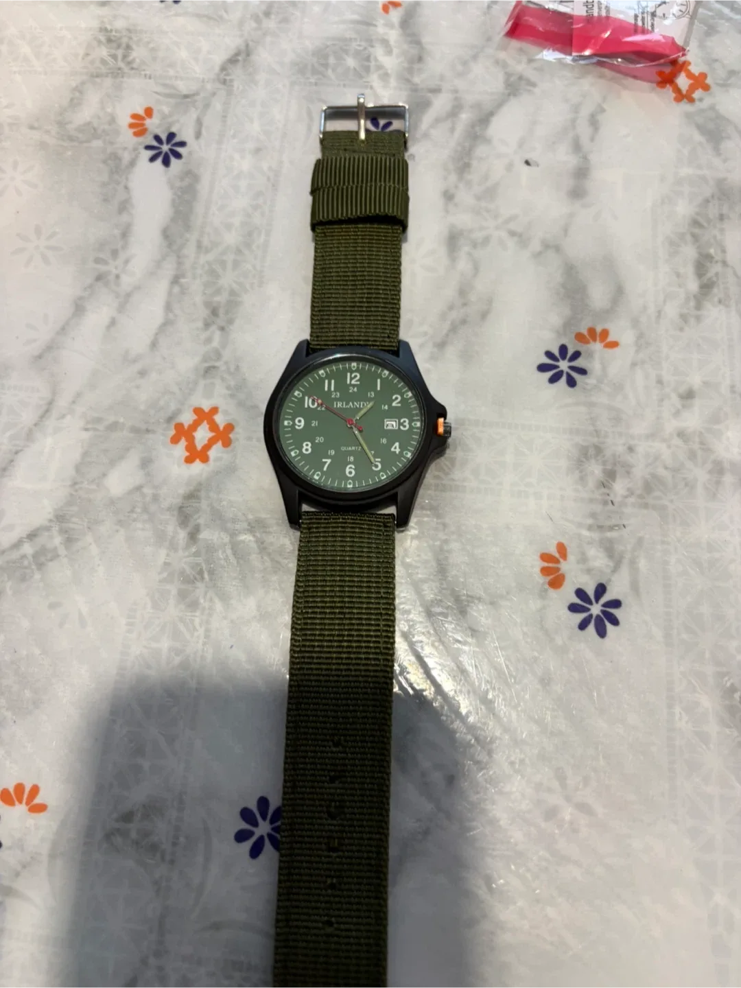 Military Green Quartz Watch – New – Small Size, No box image indicator(3)