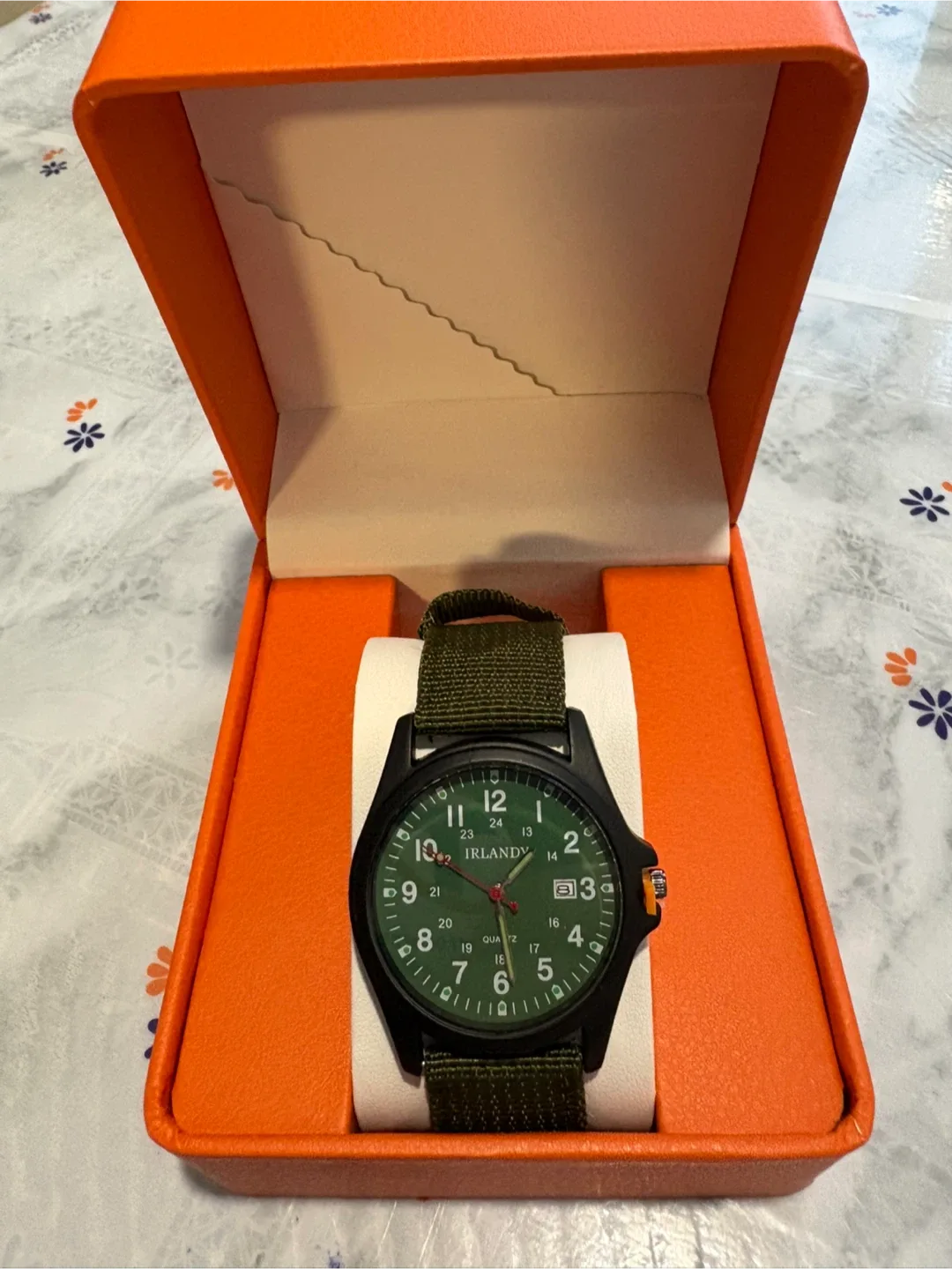 Military Green Quartz Watch – New – Small Size, No box