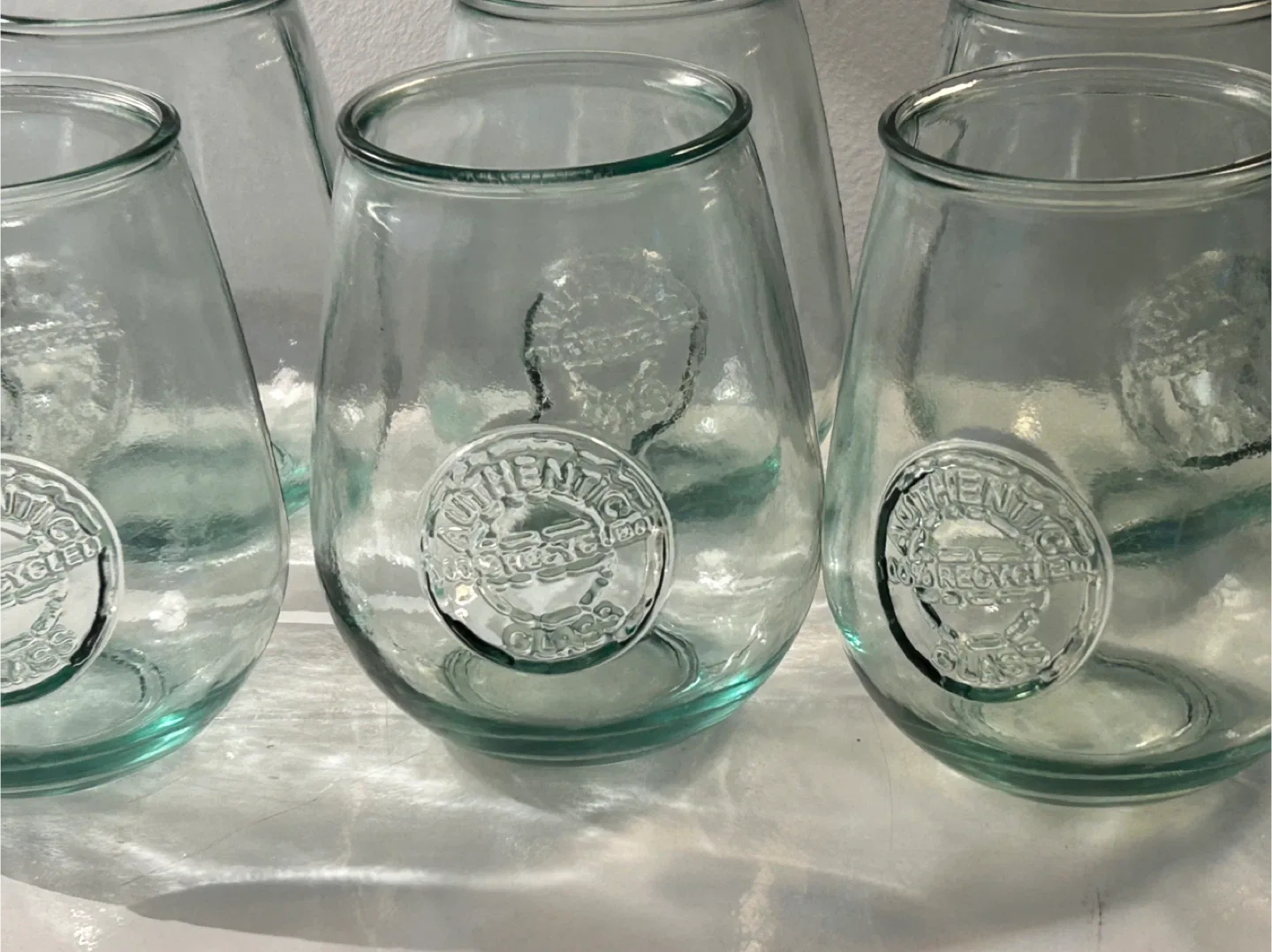 8 Authentic Recycled Glass Tumblers - Set of 4 image indicator(7)