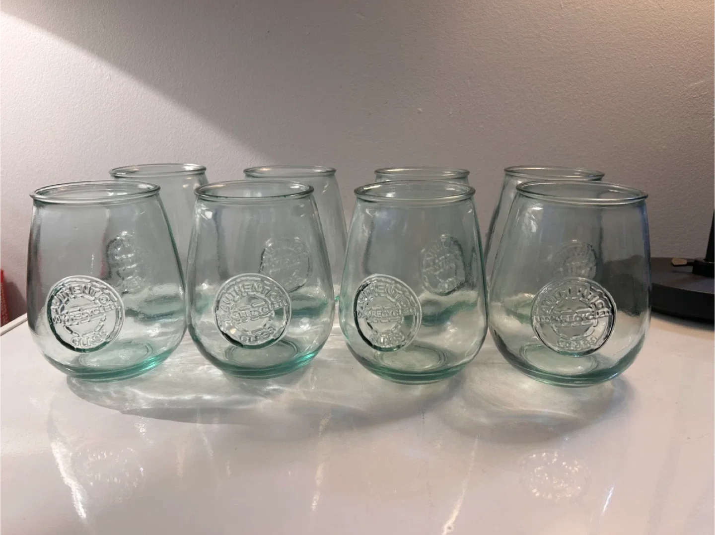 8 Authentic Recycled Glass Tumblers - Set of 4 image indicator(9)
