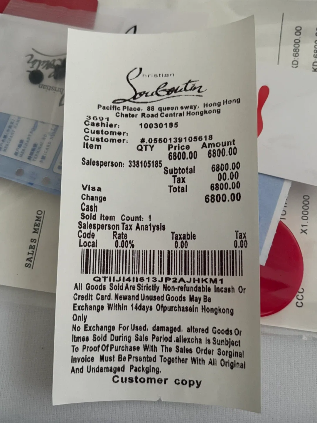 Christian Louboutin Black Spiked Sneakers image indicator(6)