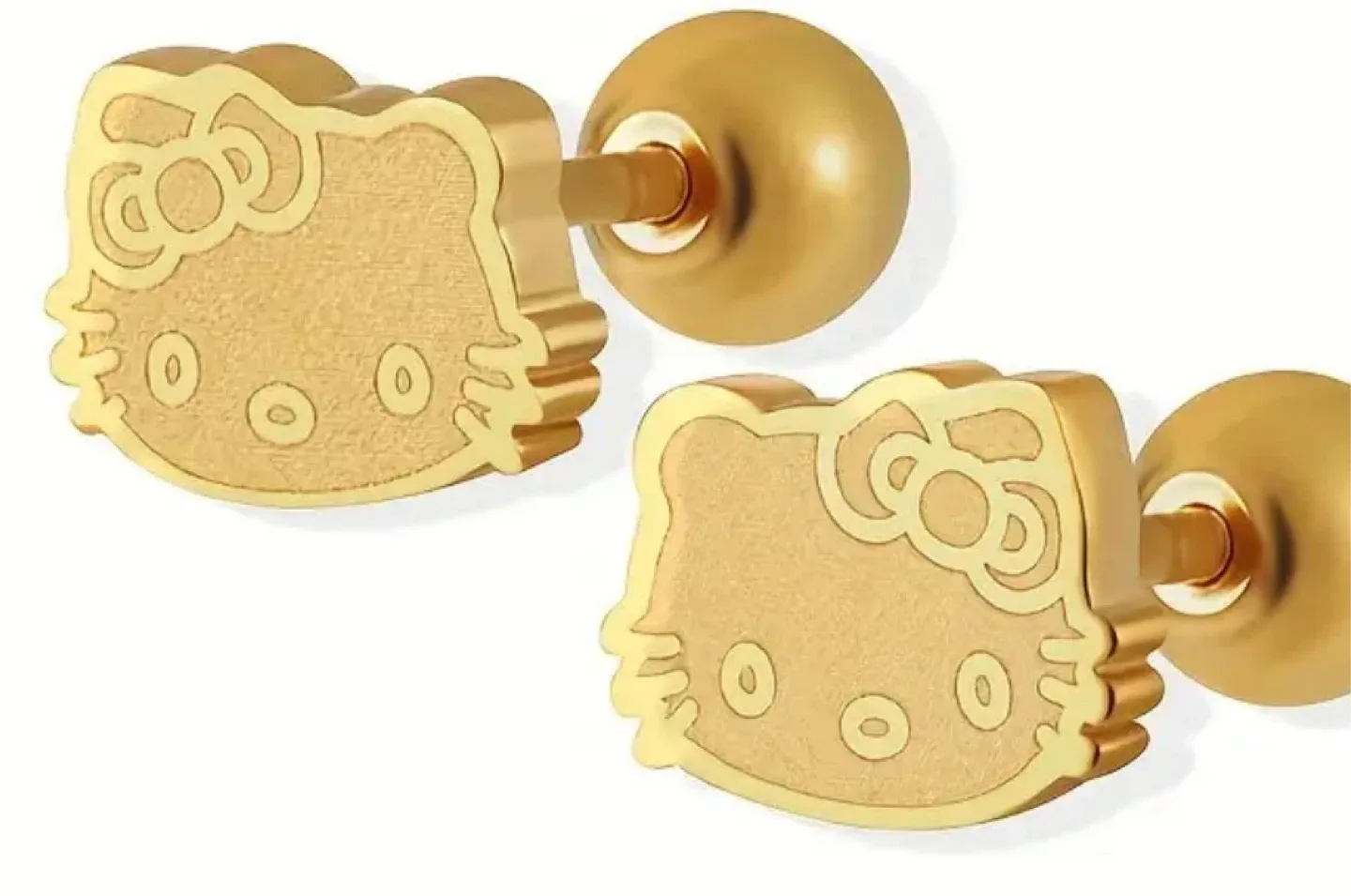 18 karat gold plated earrings $28