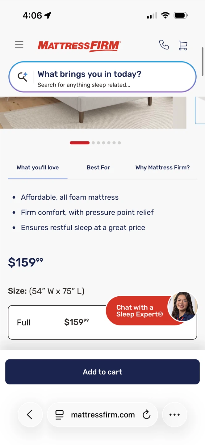 Full Mattress & Adjustable Frame - photo 3