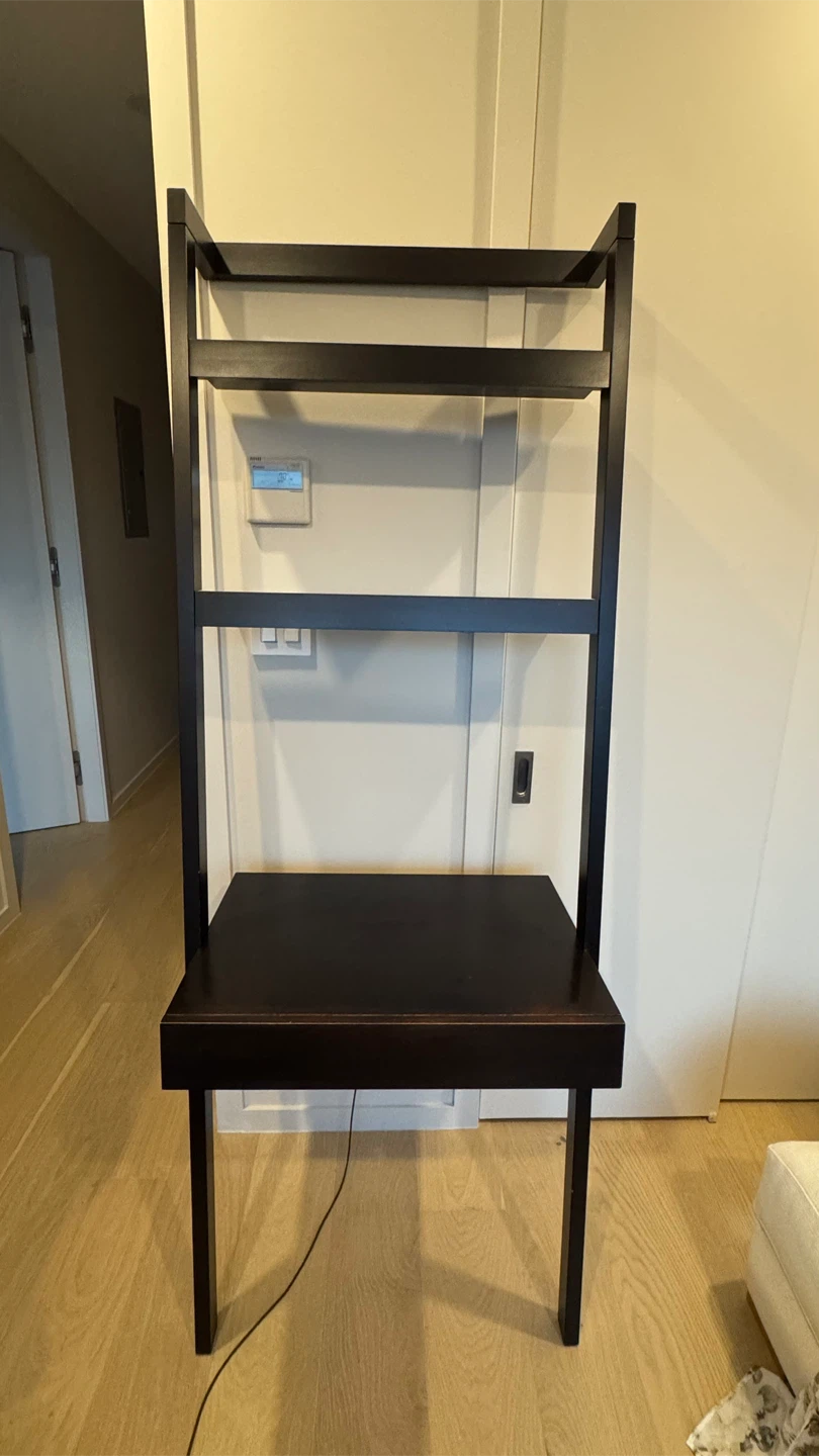 Crate & Barrel Sawyer  Brown Desk ladder