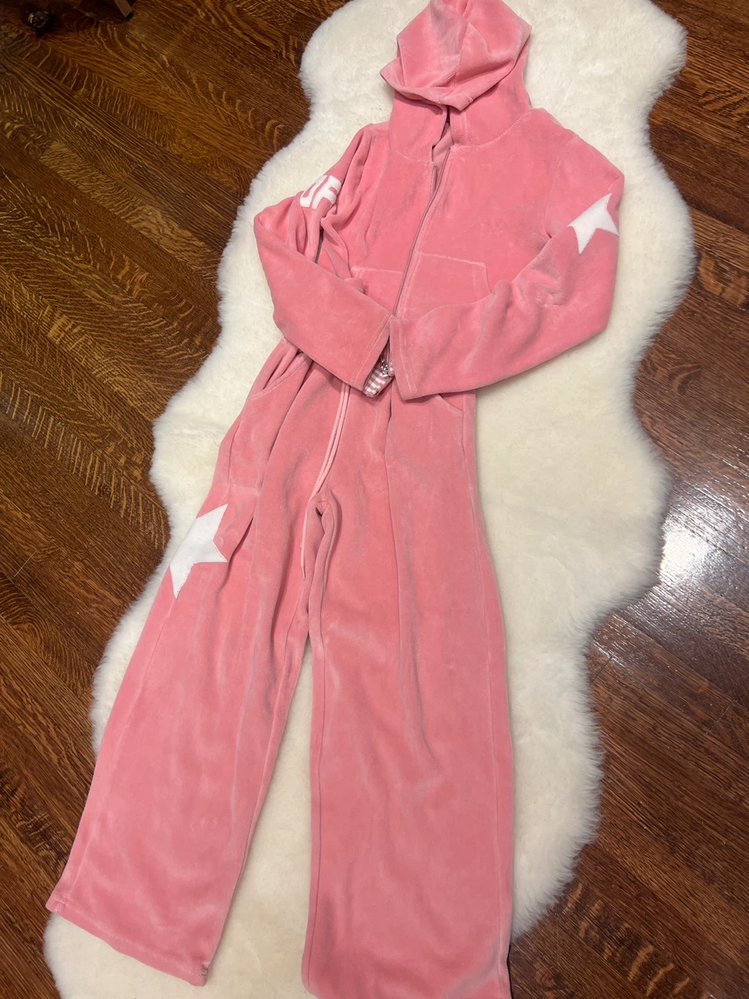 Girls’ Pink Tracksuit Set