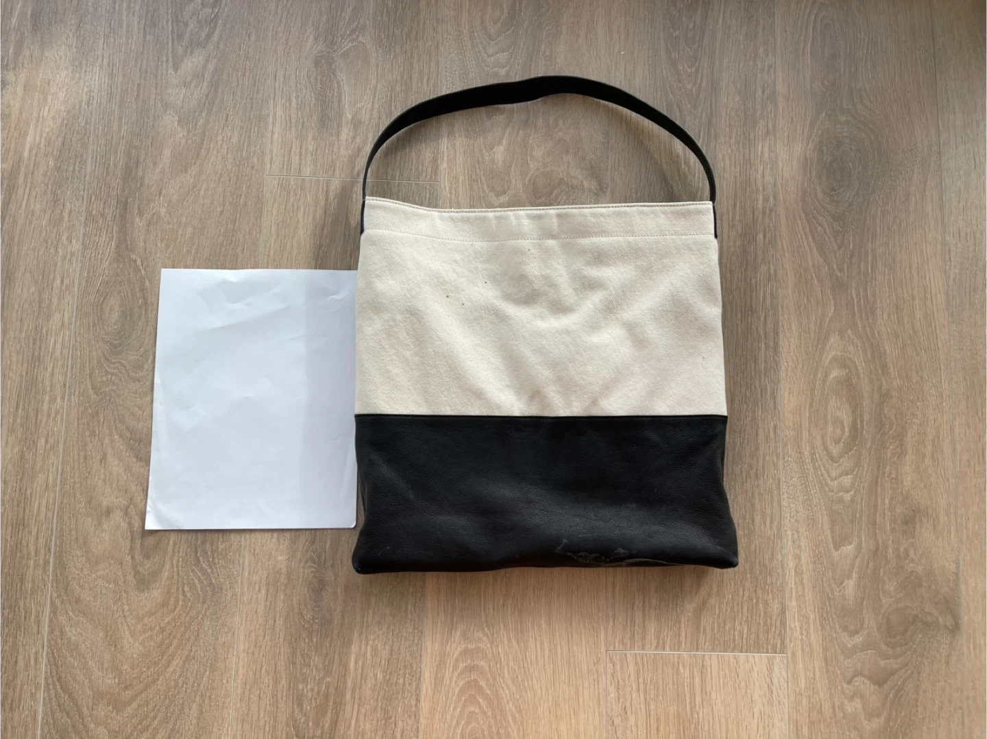leather tote bag, canvas bag