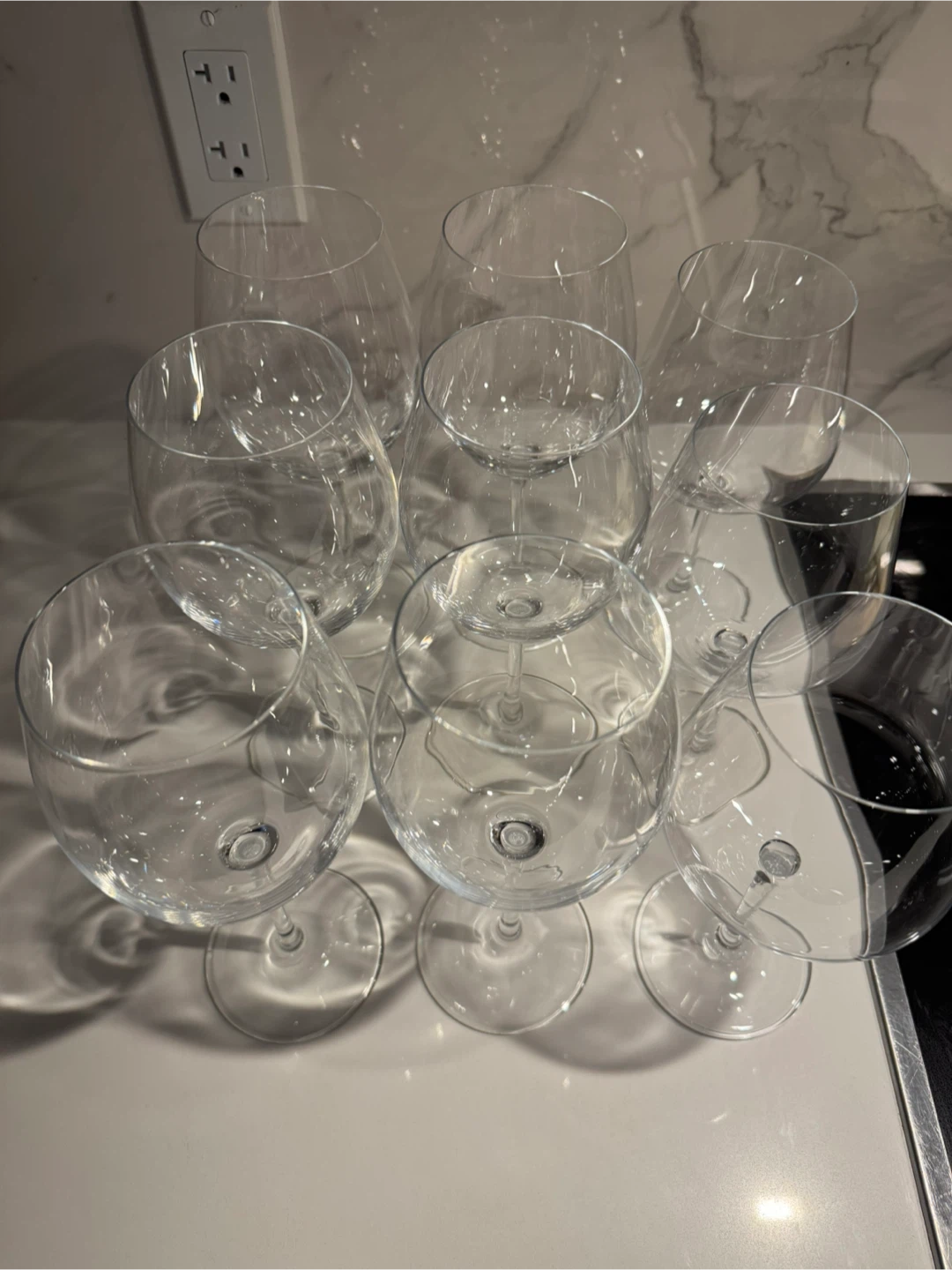 Set of 9 Wine Glasses - photo 2
