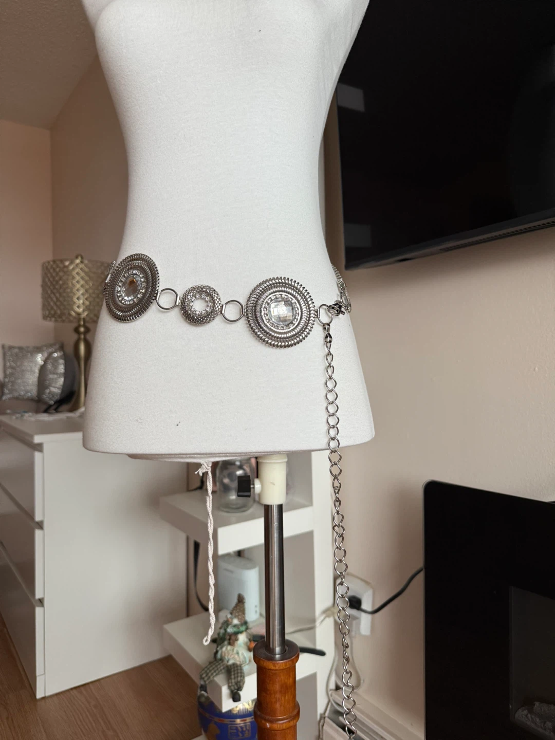 Silver Fashion Belt - photo 3