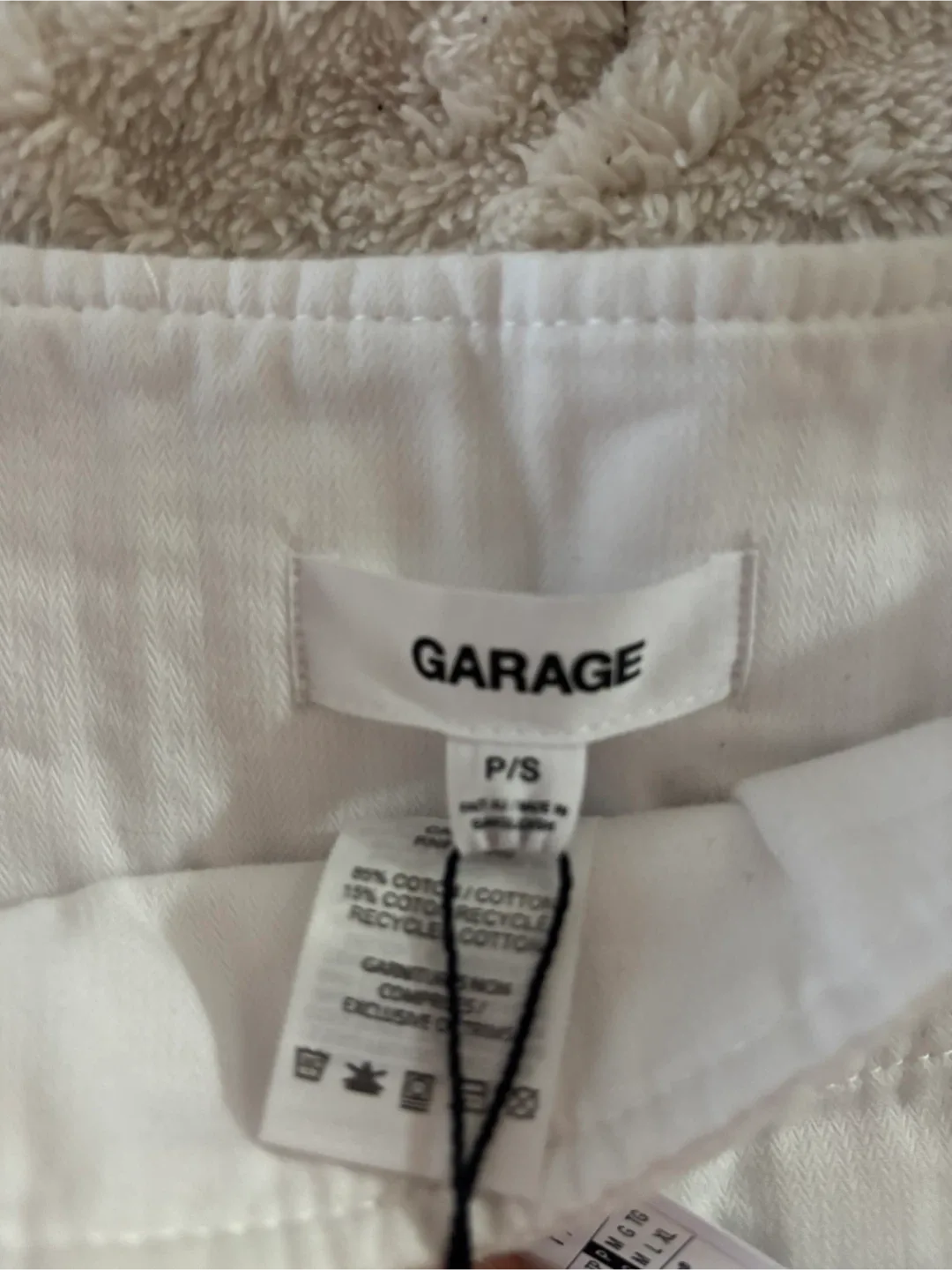 Garage White Mini Skirt - Size Small image indicator(2)