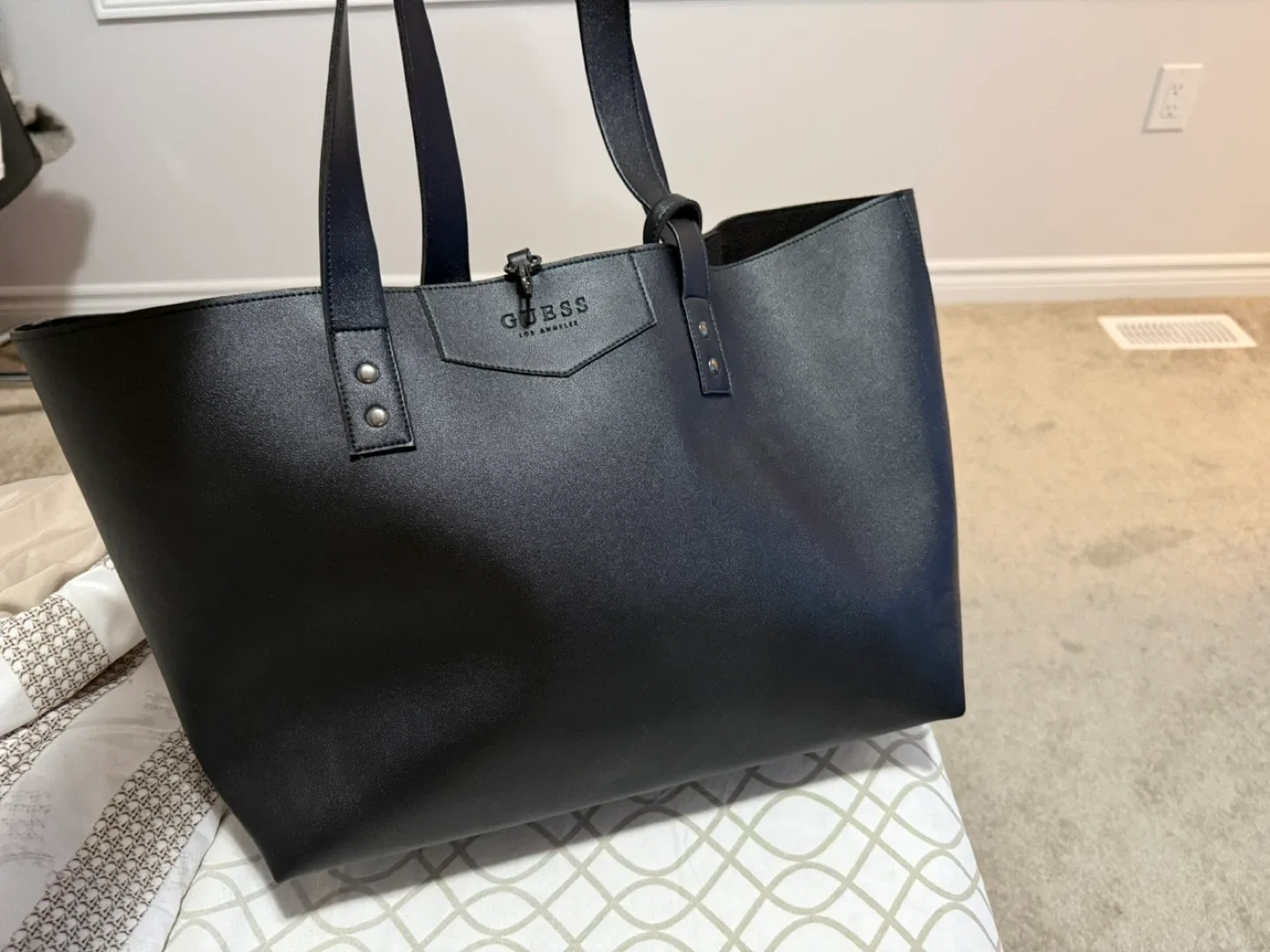 Guess Black Tote Bag
