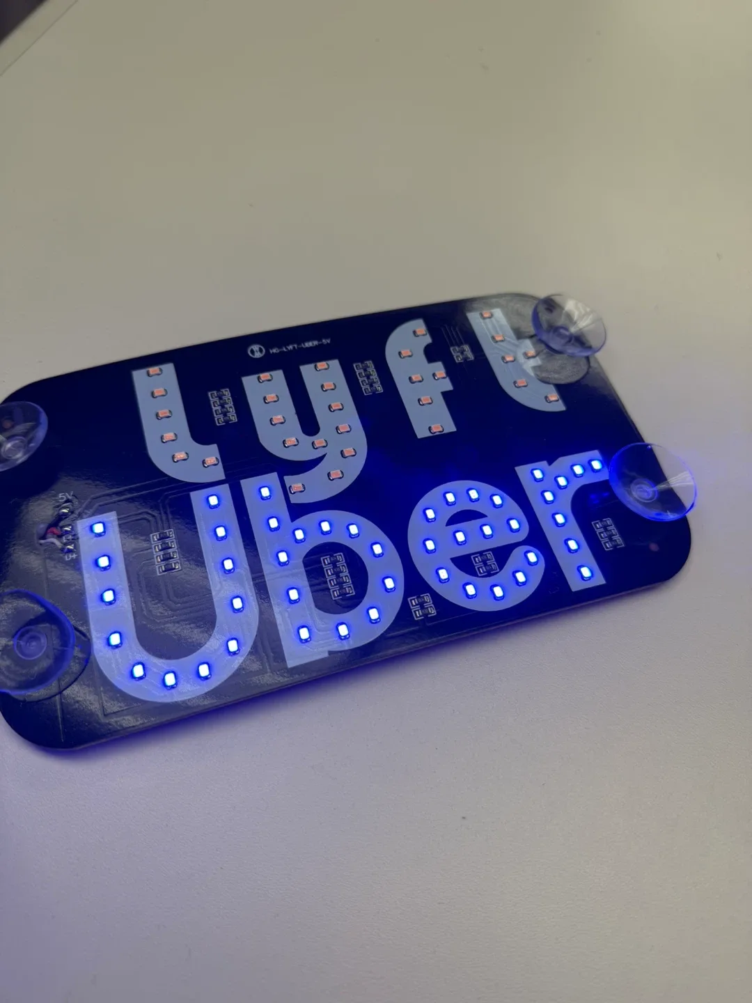 Lyft & Uber LED Sign