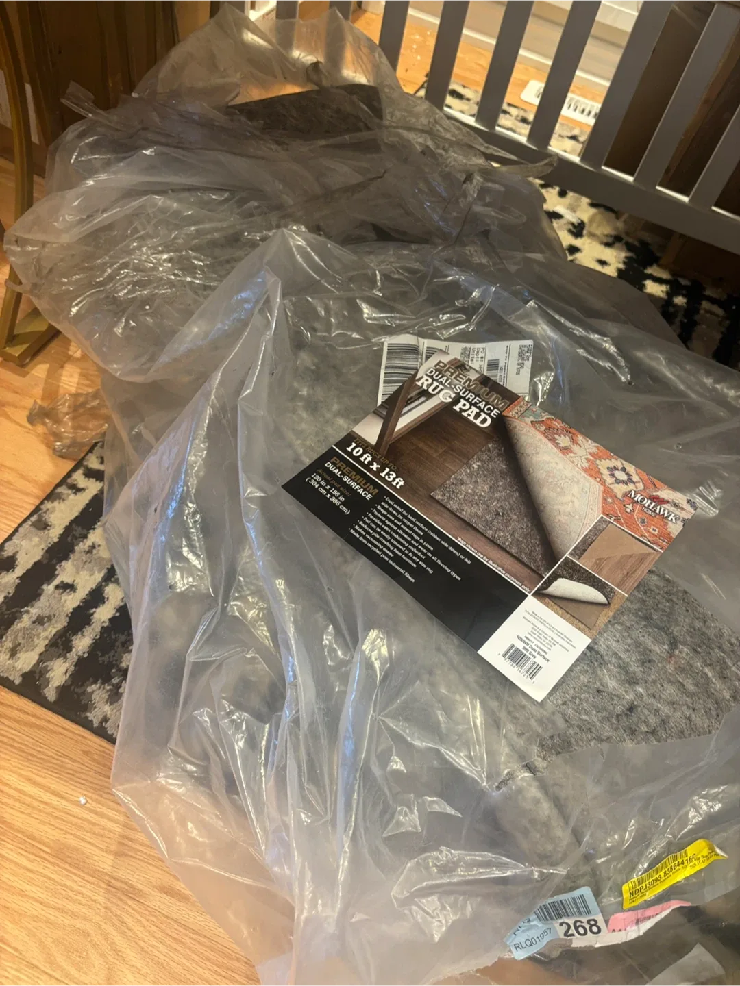 10x13 ft Dual Surface Rug Pad underlay image indicator(4)