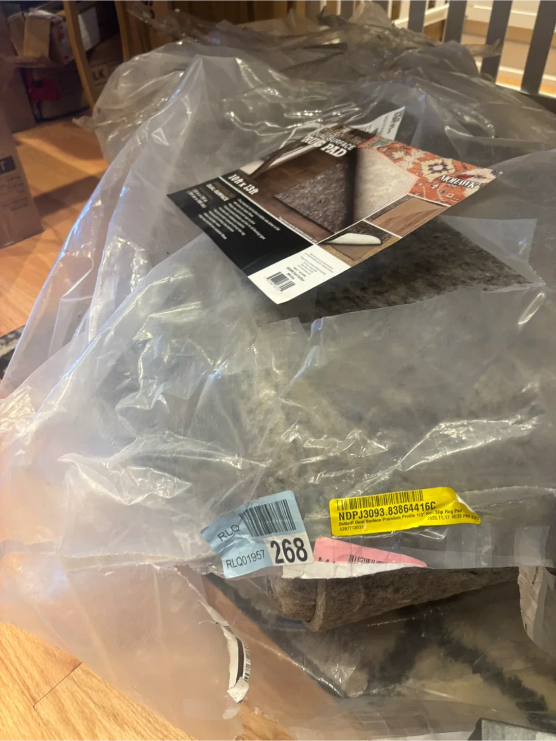 10x13 ft Dual Surface Rug Pad underlay image indicator(8)