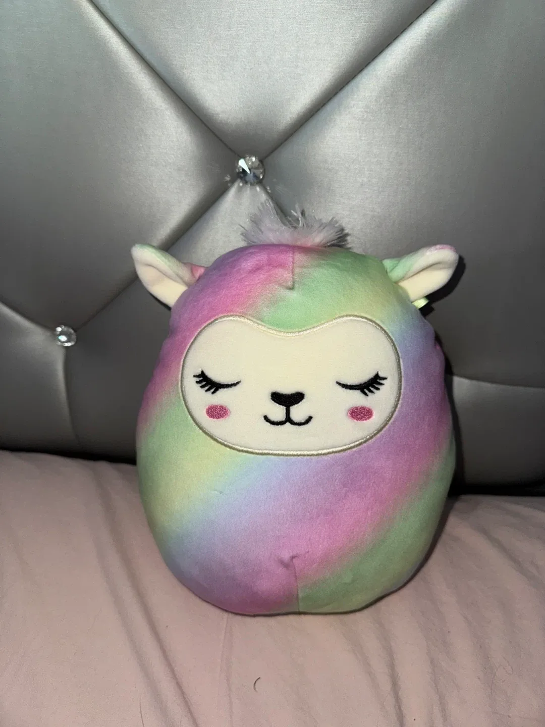 Squishmallows Rainbow Llama Plush