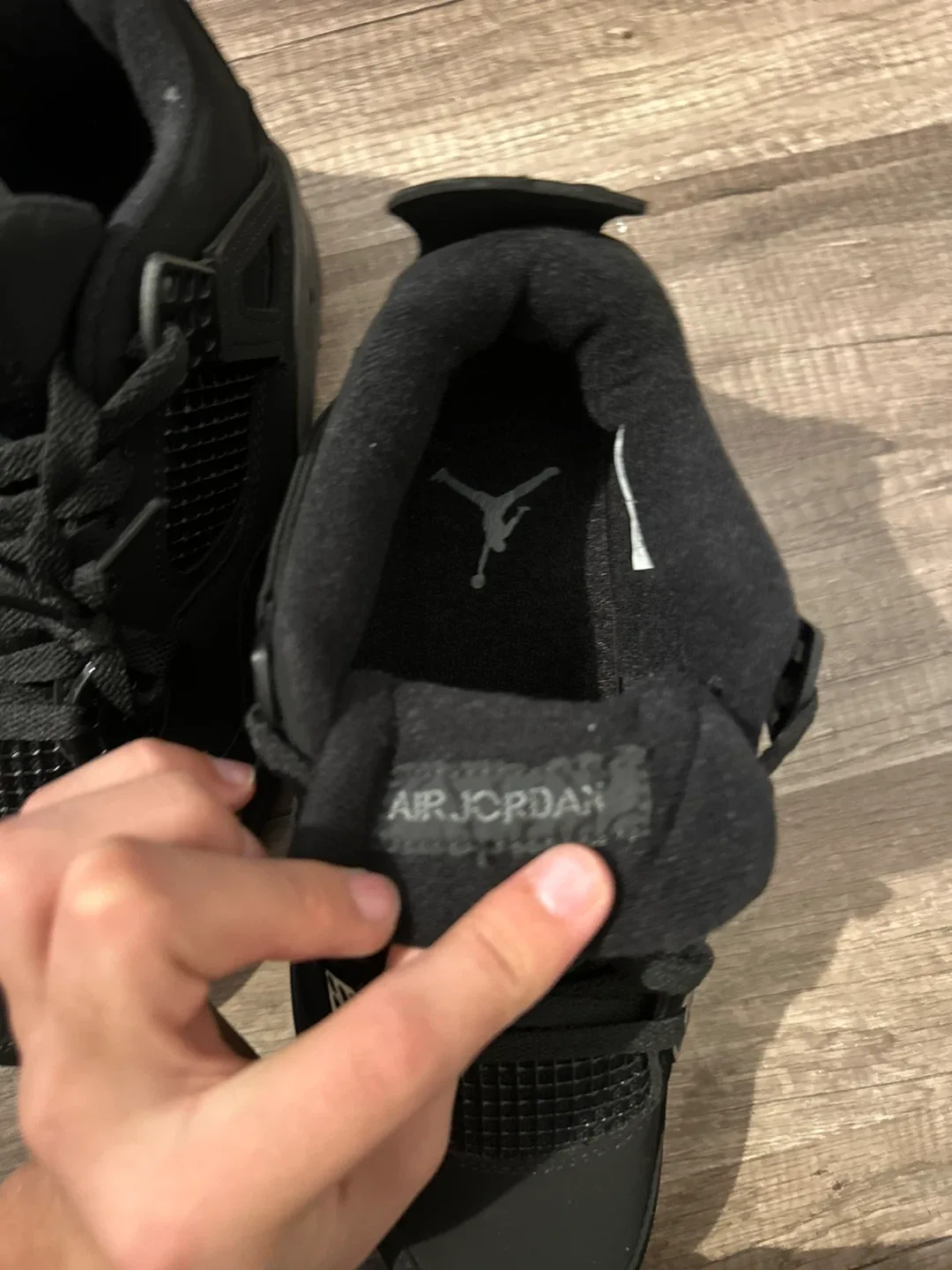 Jordan 4 Retro Black Cat.  (NO BOX) image indicator(6)