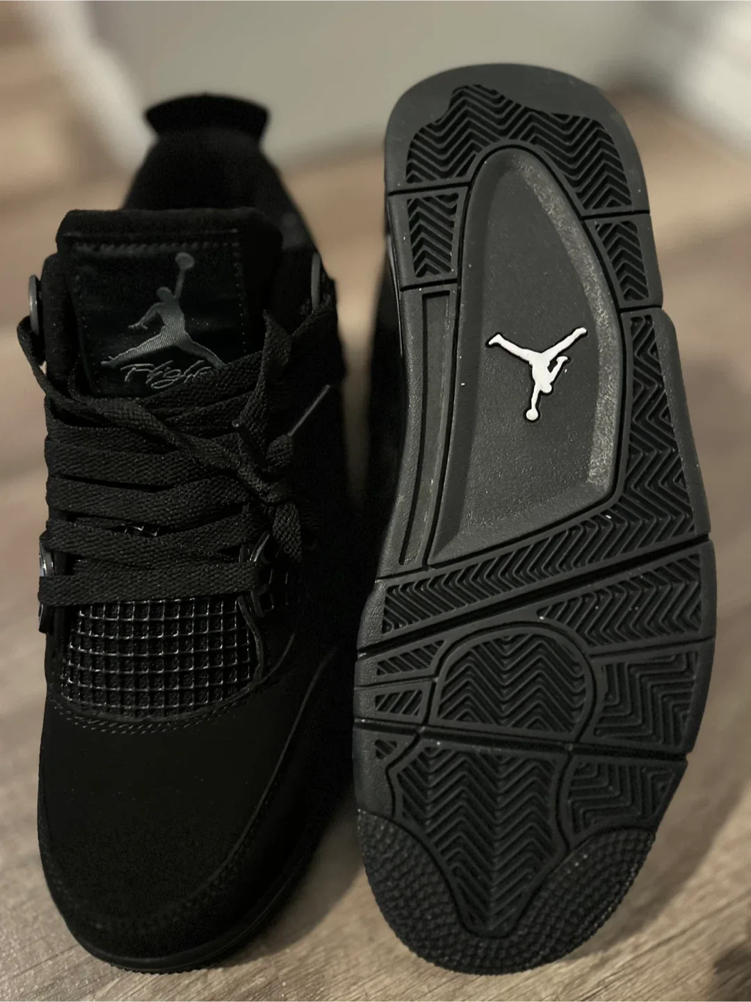 Jordan 4 Retro Black Cat.  (NO BOX) image indicator(4)