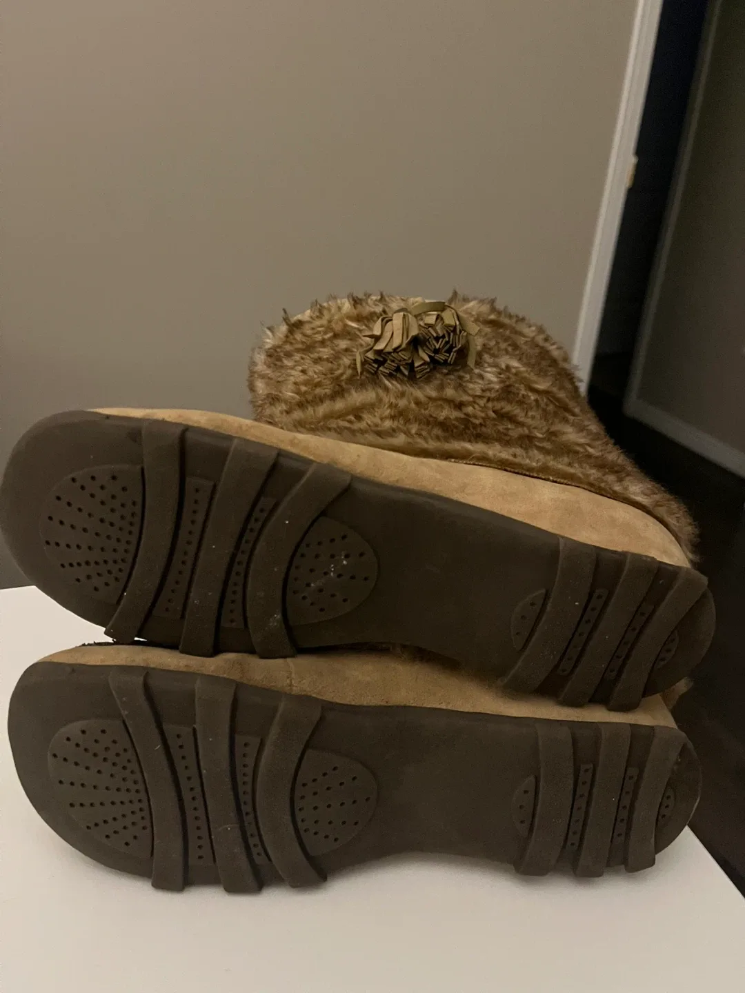 Brown Suede Winter Boots image indicator(4)