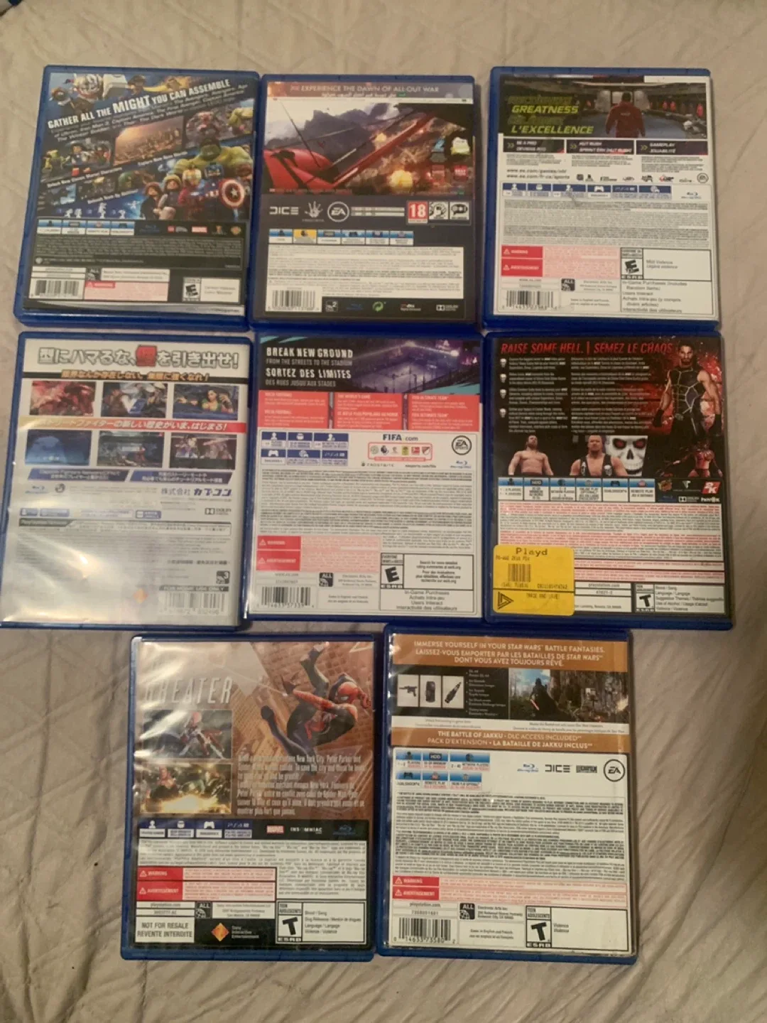 PS4 Games: Marvel, FIFA, Battlefield, WWE, NHL image indicator(2)
