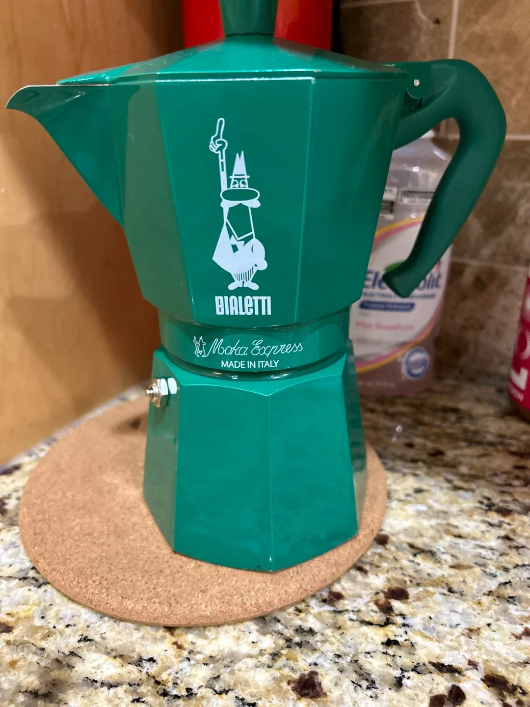 Bialetti Moka Express Stovetop Espresso Maker - Green