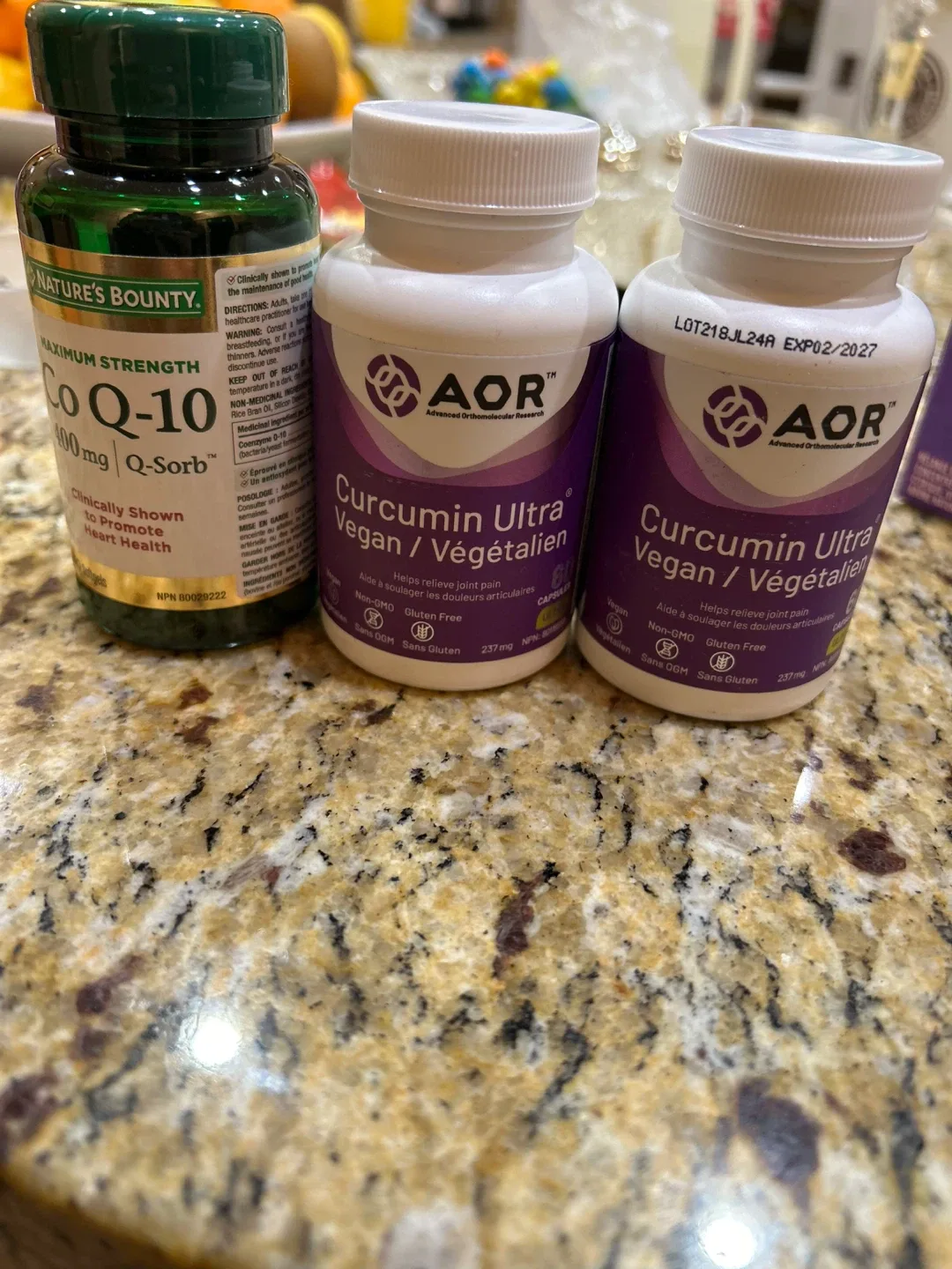 Nature's Bounty Co Q-10 & AOR Curcumin Ultra Vegan