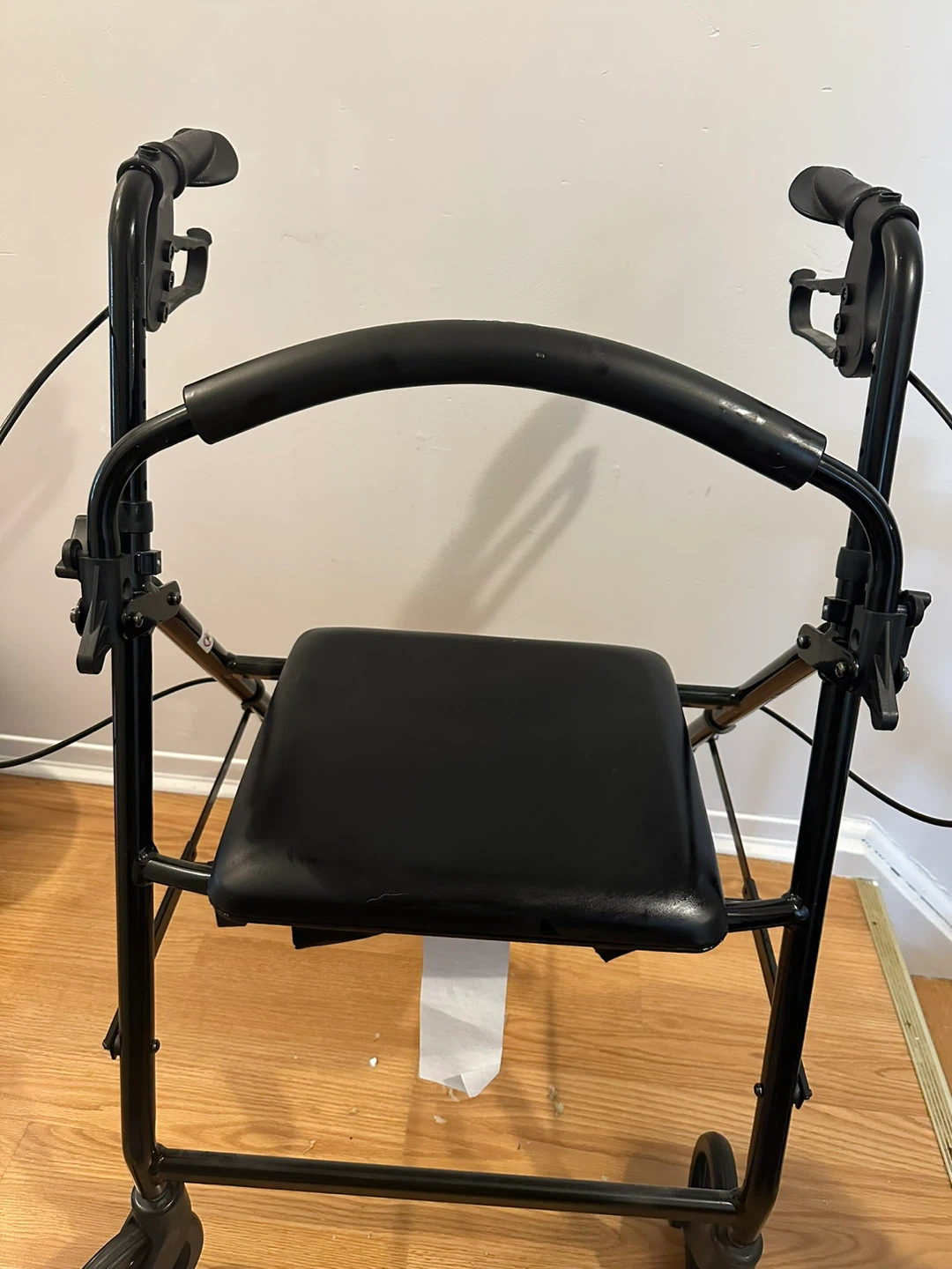Drive Medical Walker with Seat - Black - photo 3