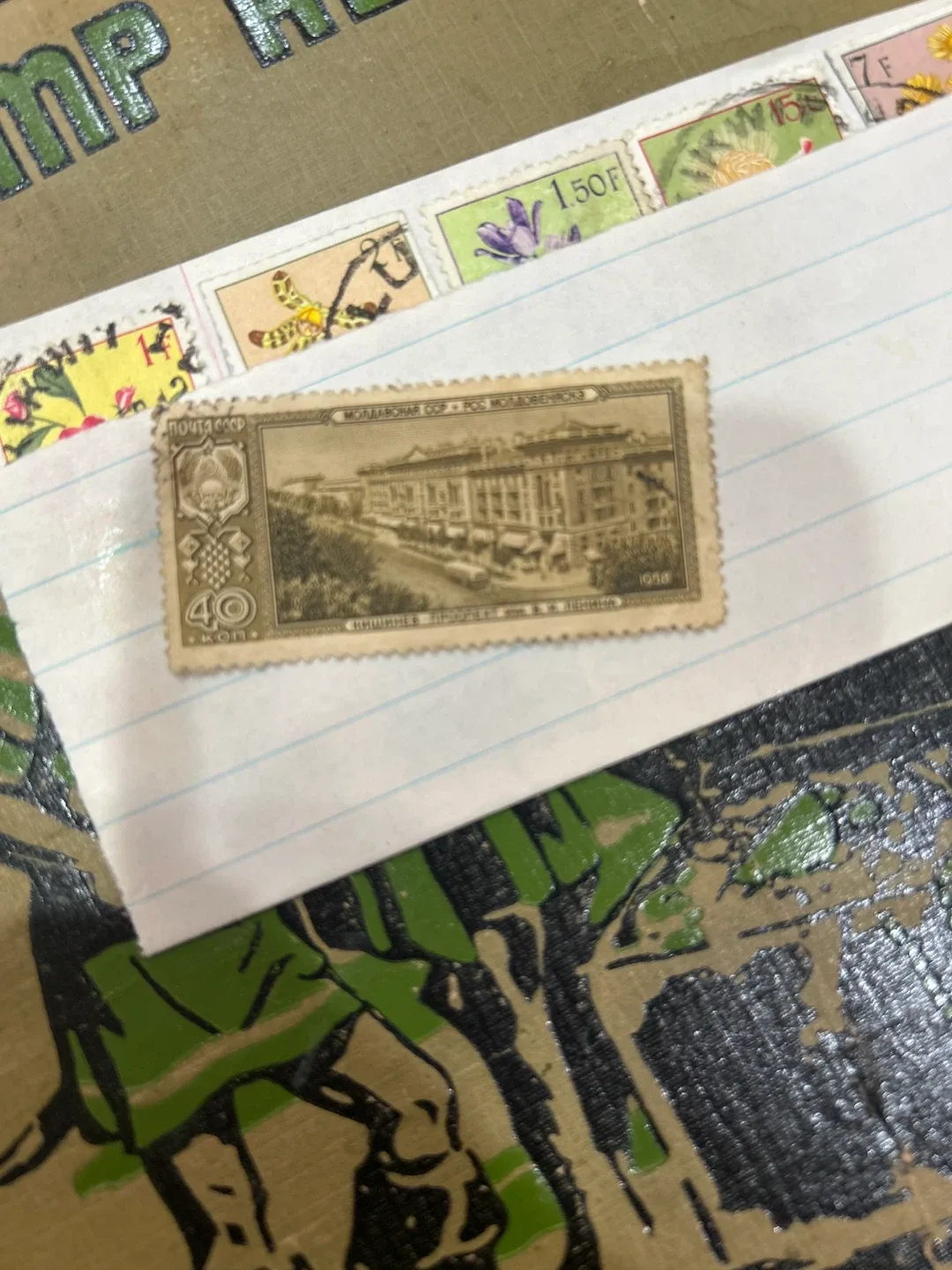 Vintage Treasure Trove Stamp Album